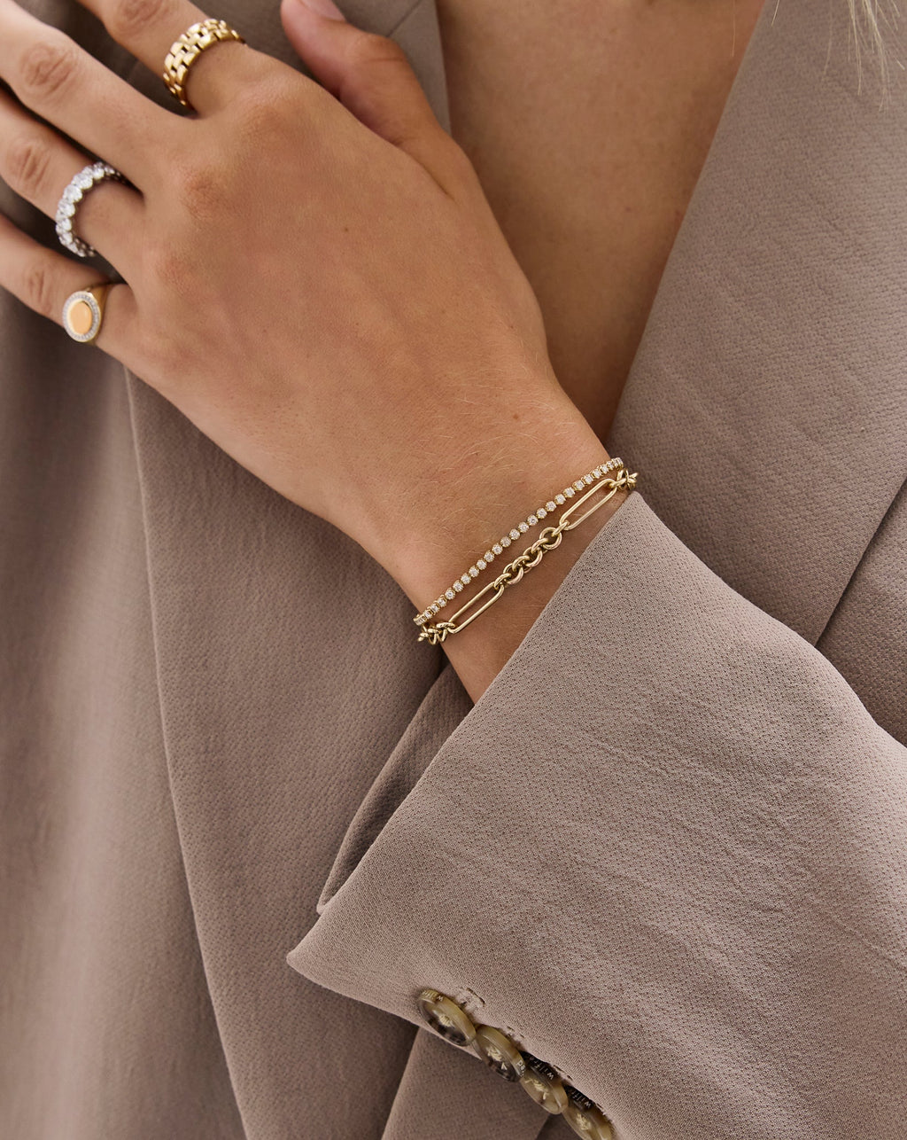 Mini Diamond Tennis Bracelet