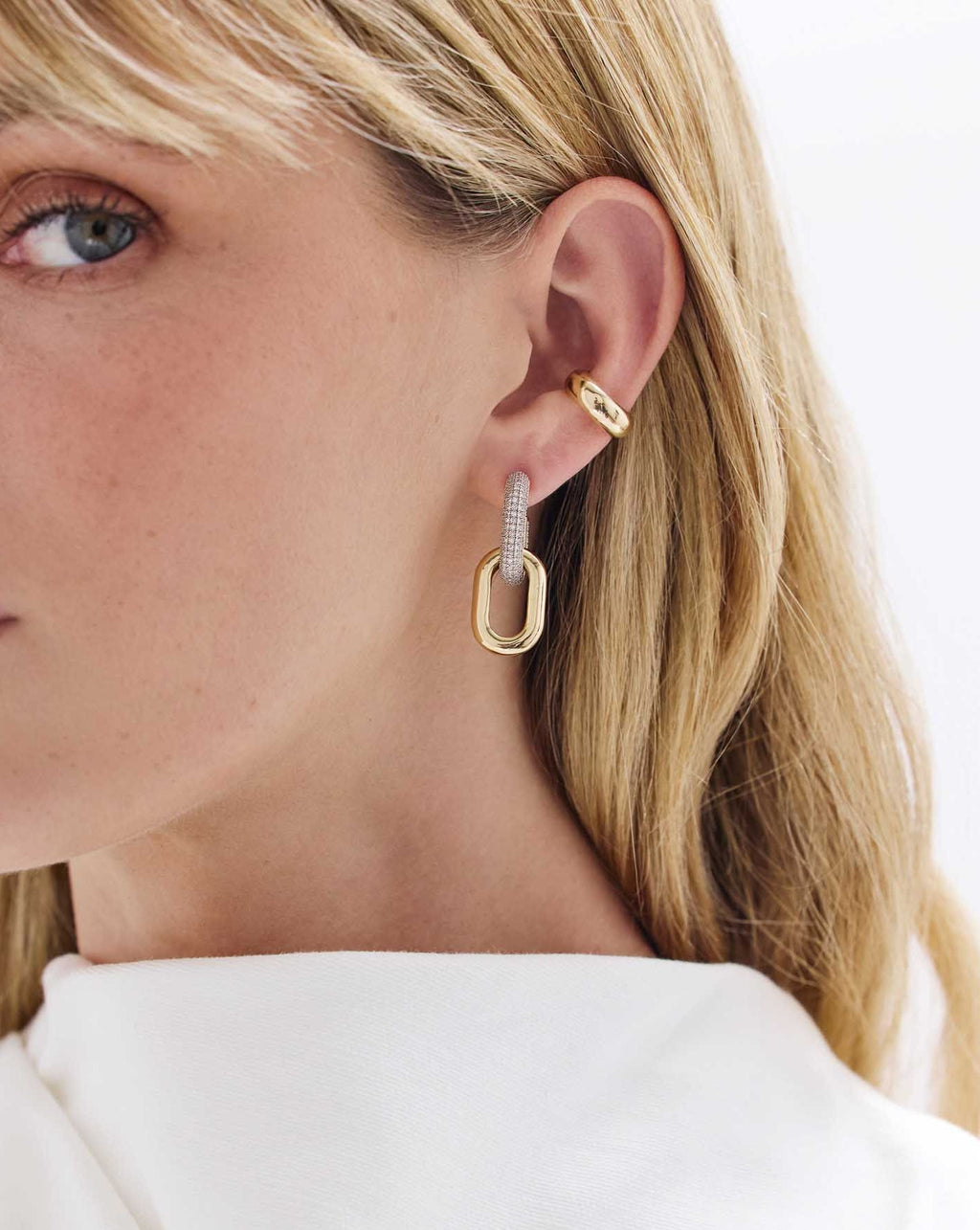 Multiway Cloud Link Earrings