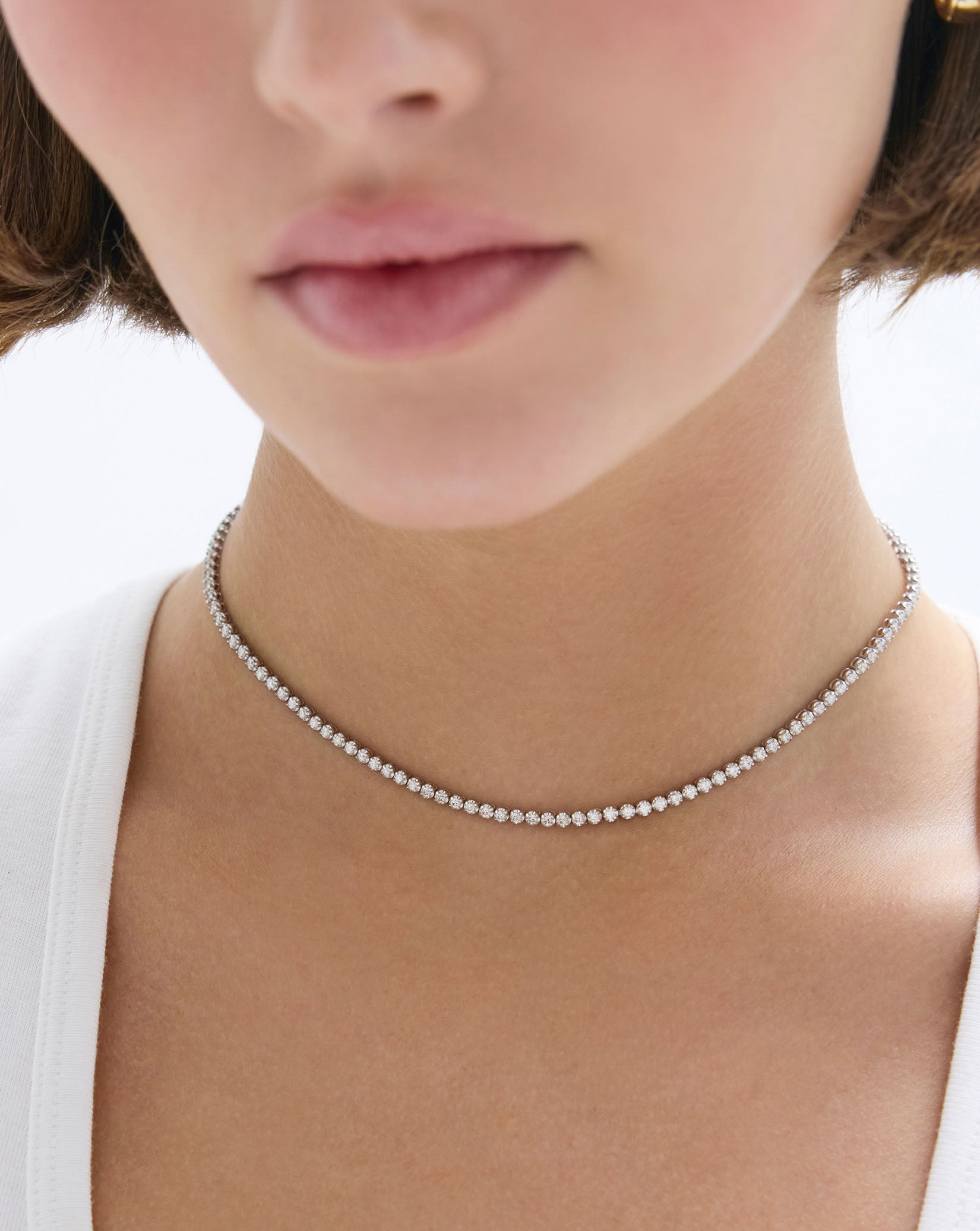 Multiway Tennis Choker + Double Wrap Bracelet