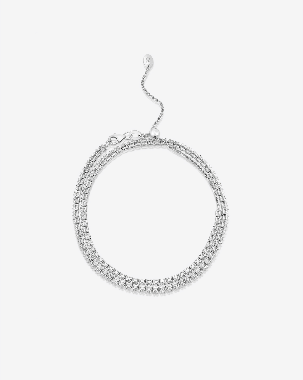Multiway Tennis Choker + Double Wrap Bracelet