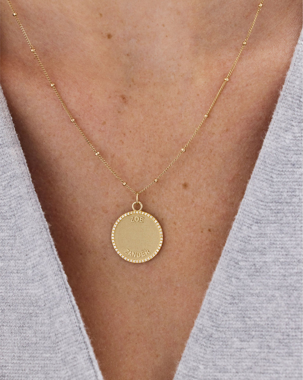 Personalized Medallion Pendant