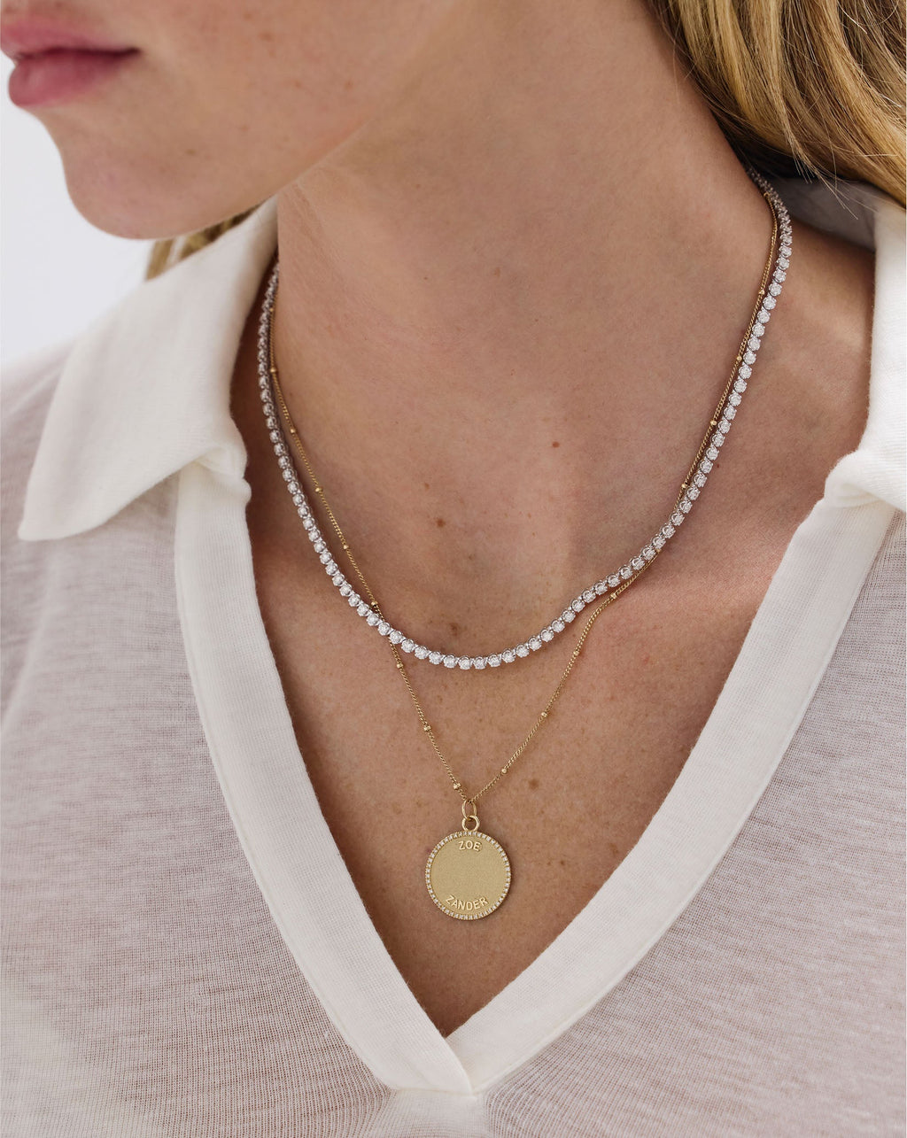 Personalized Medallion Pendant