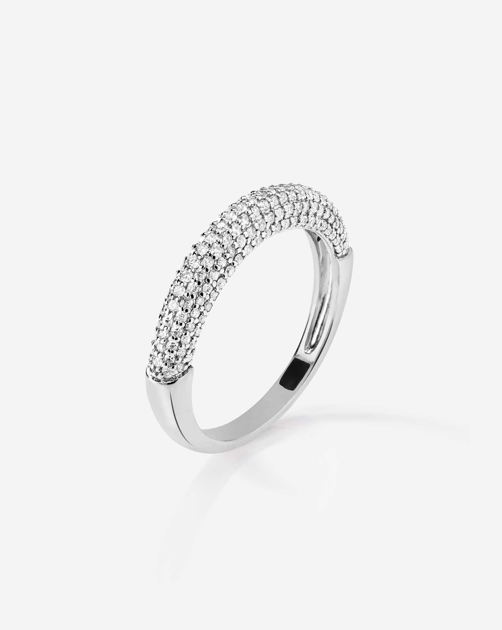 Petite Pavé Diamond Cloud Ring