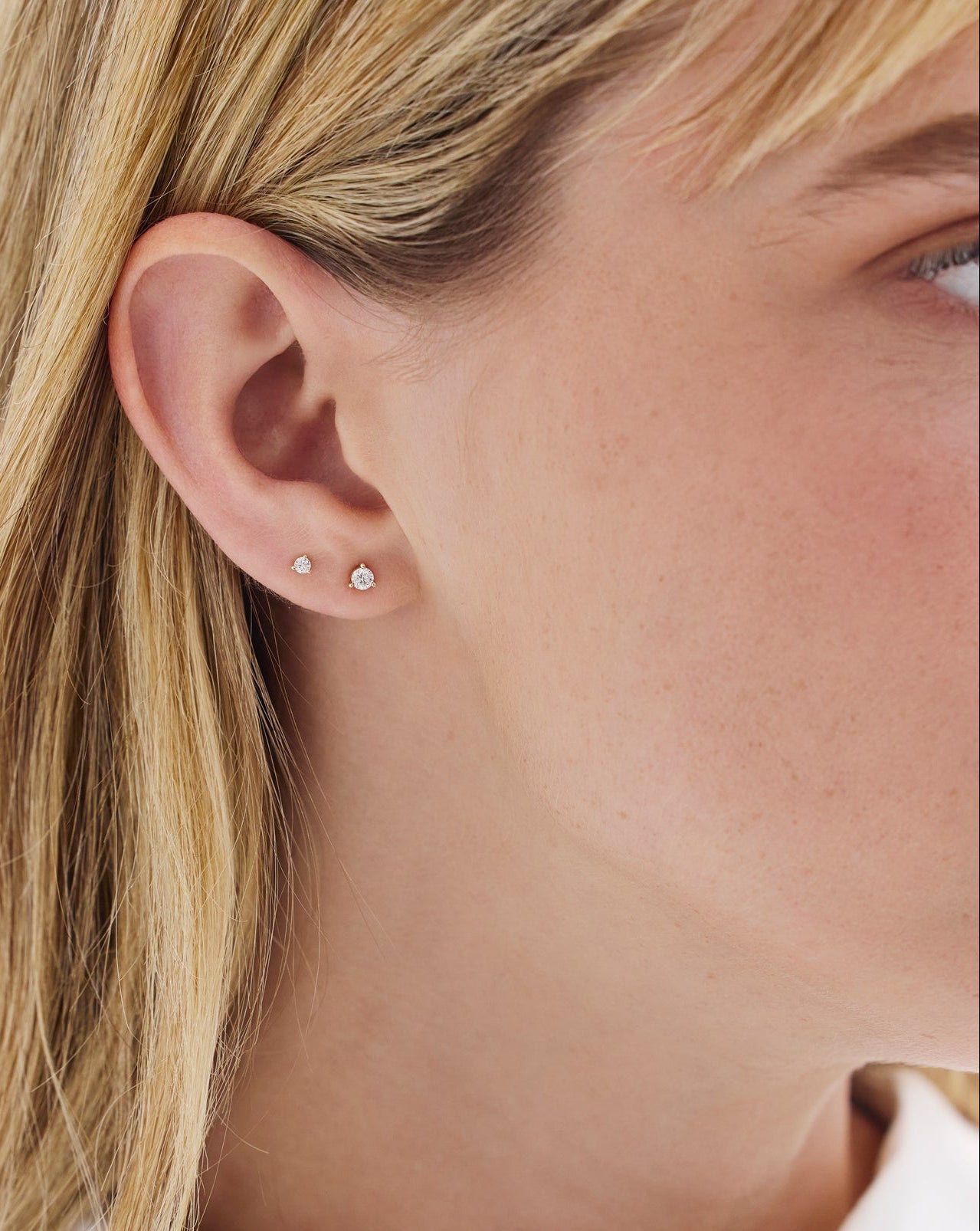 Tiny Diamond Studs
