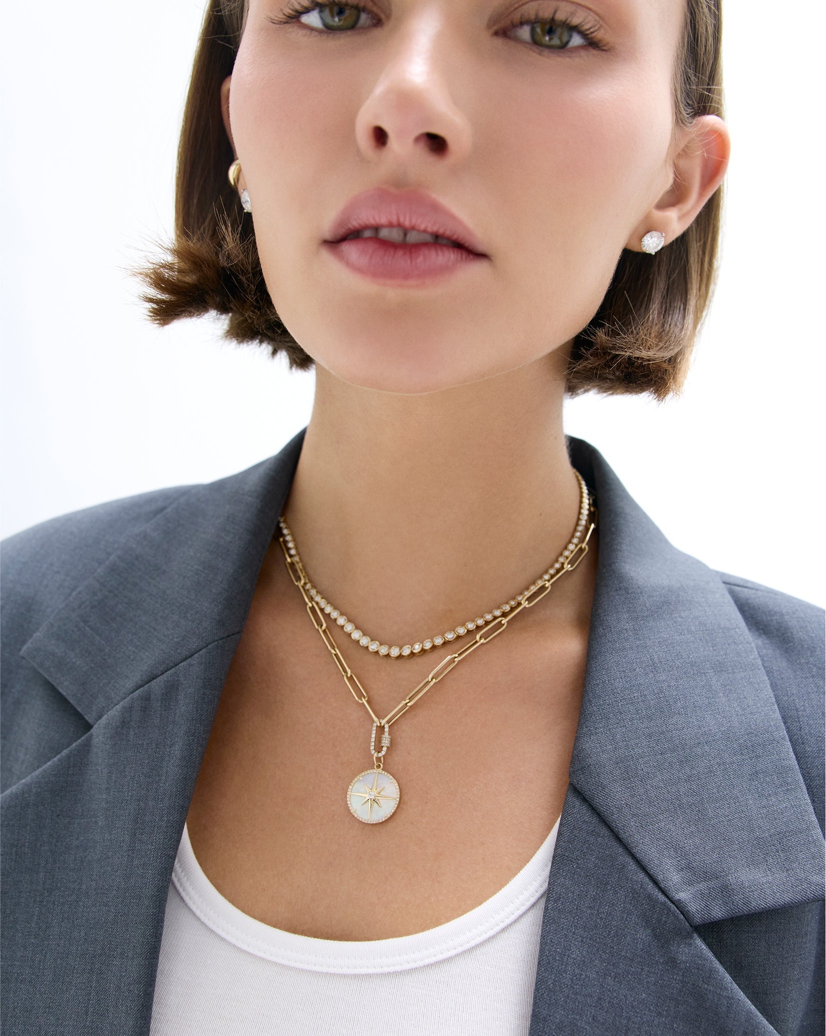 Mother of Pearl Star Pendant