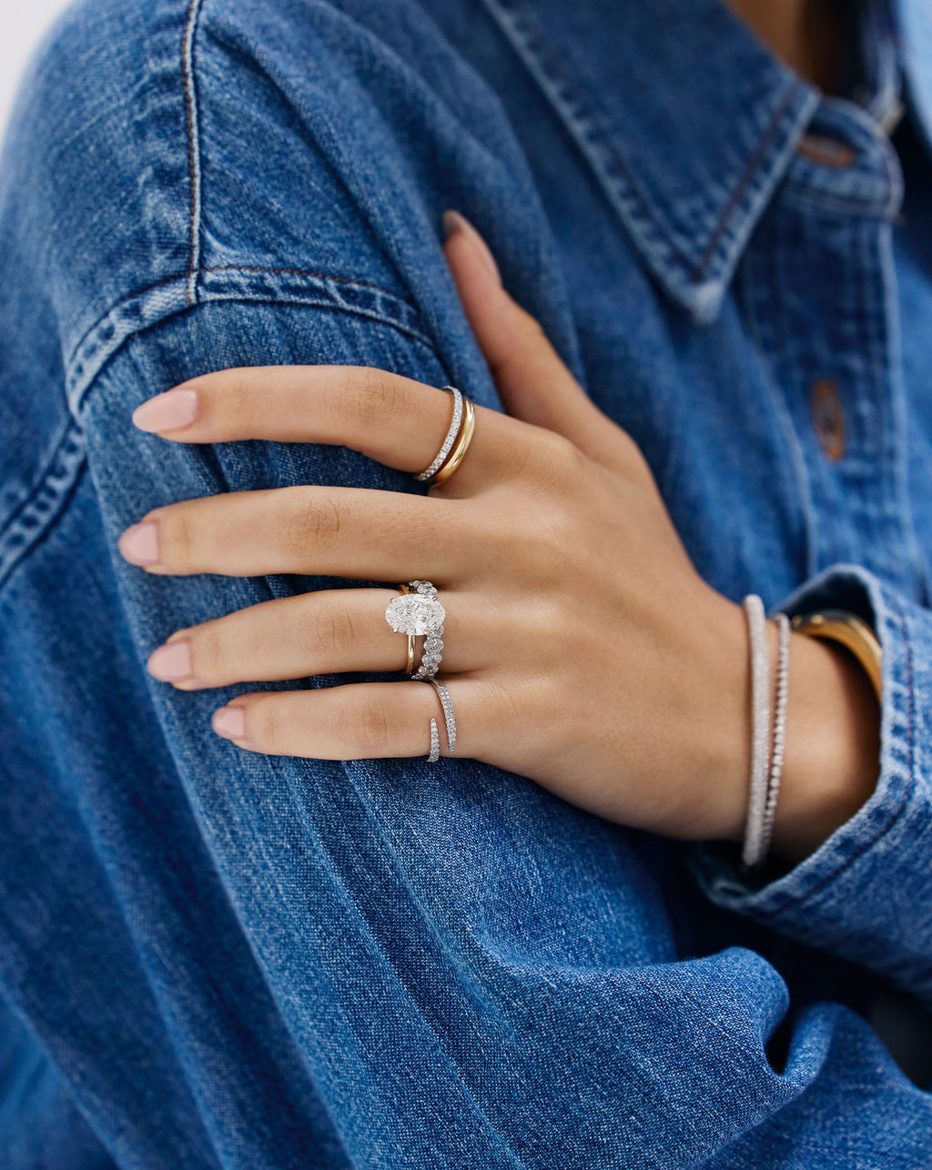 Gold Cloud Ring