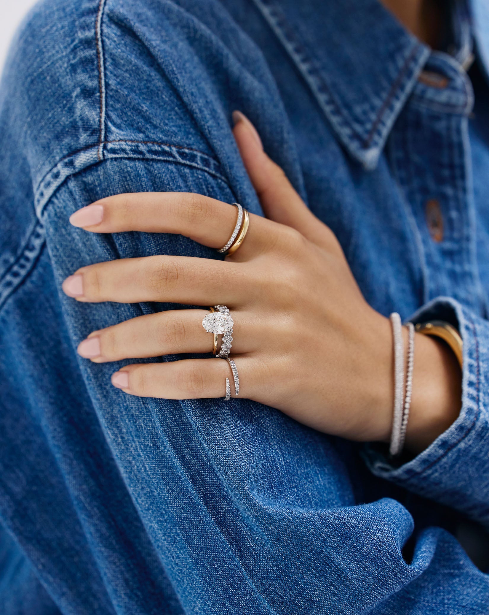 Gold Cloud Ring