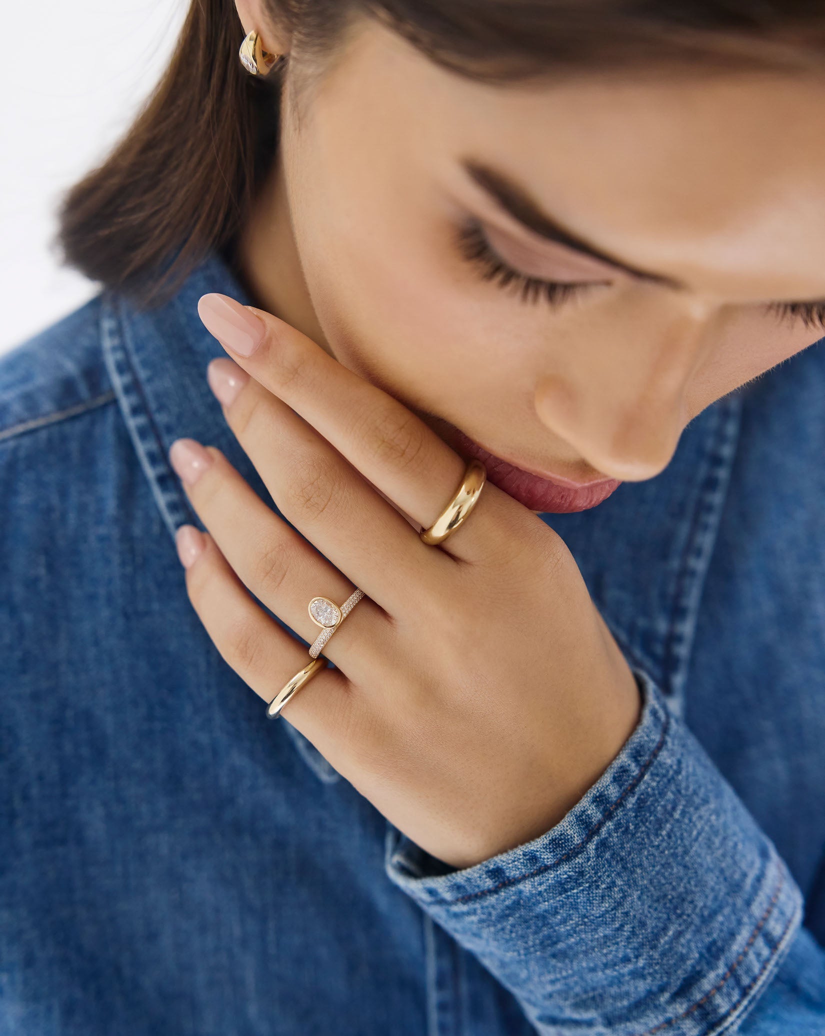 Gold Cloud Ring