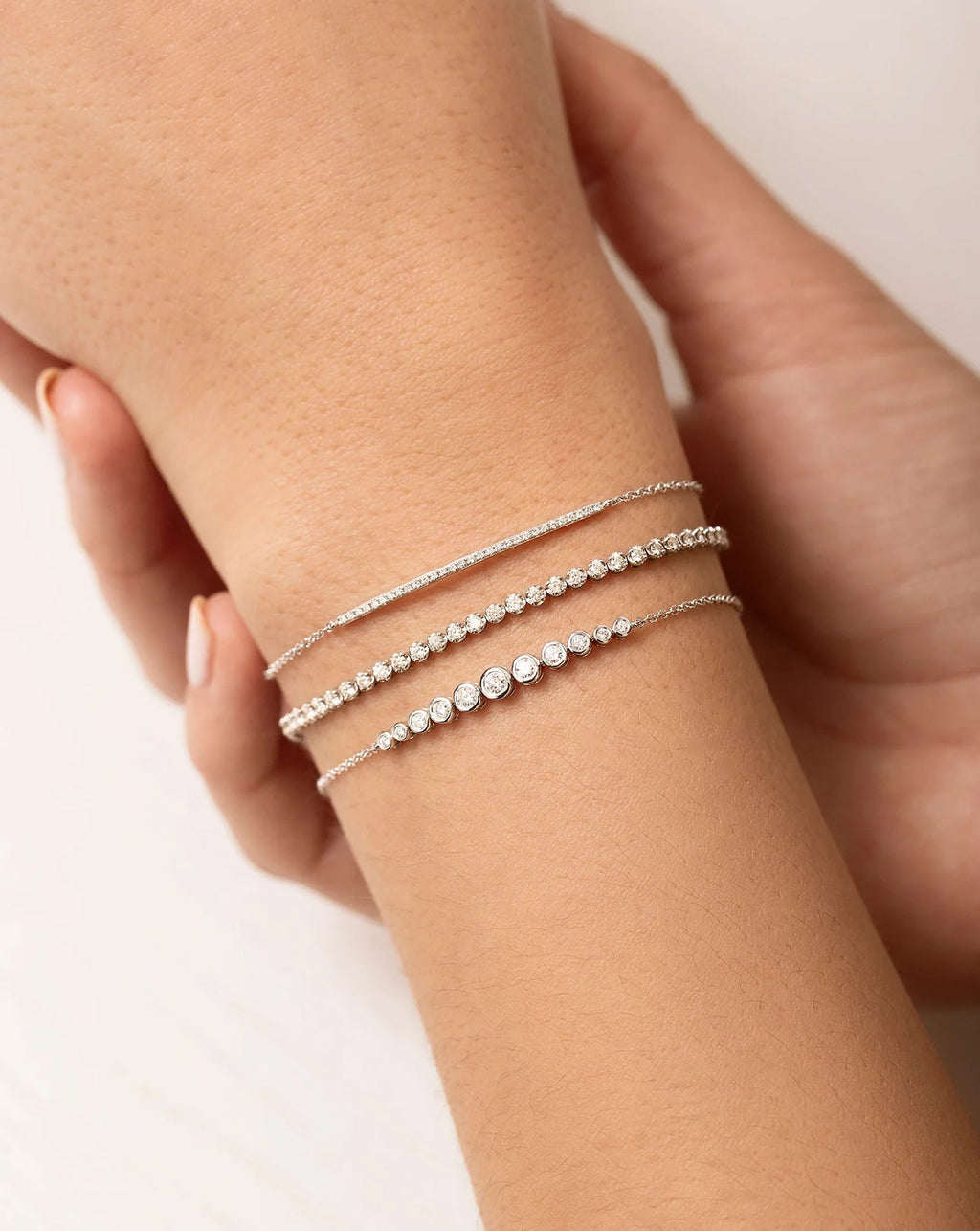 Diamond Bar Bracelet