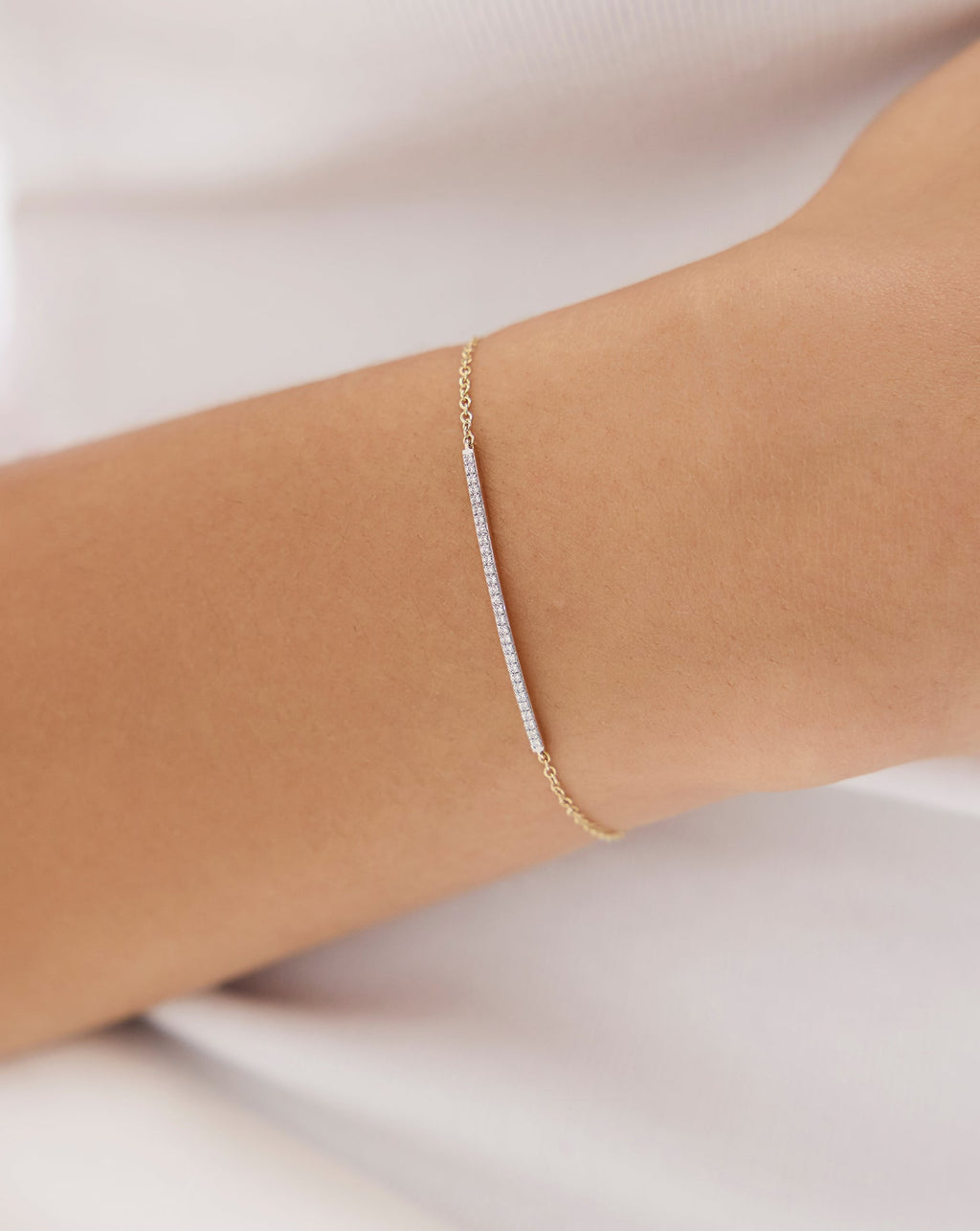 Diamond Bar Bracelet