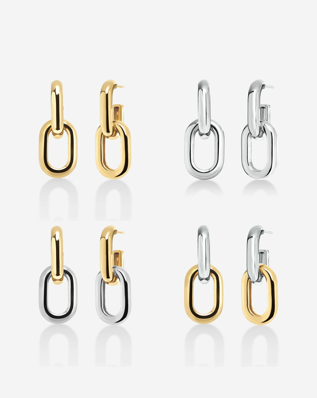 Multiway Cloud Link Earrings