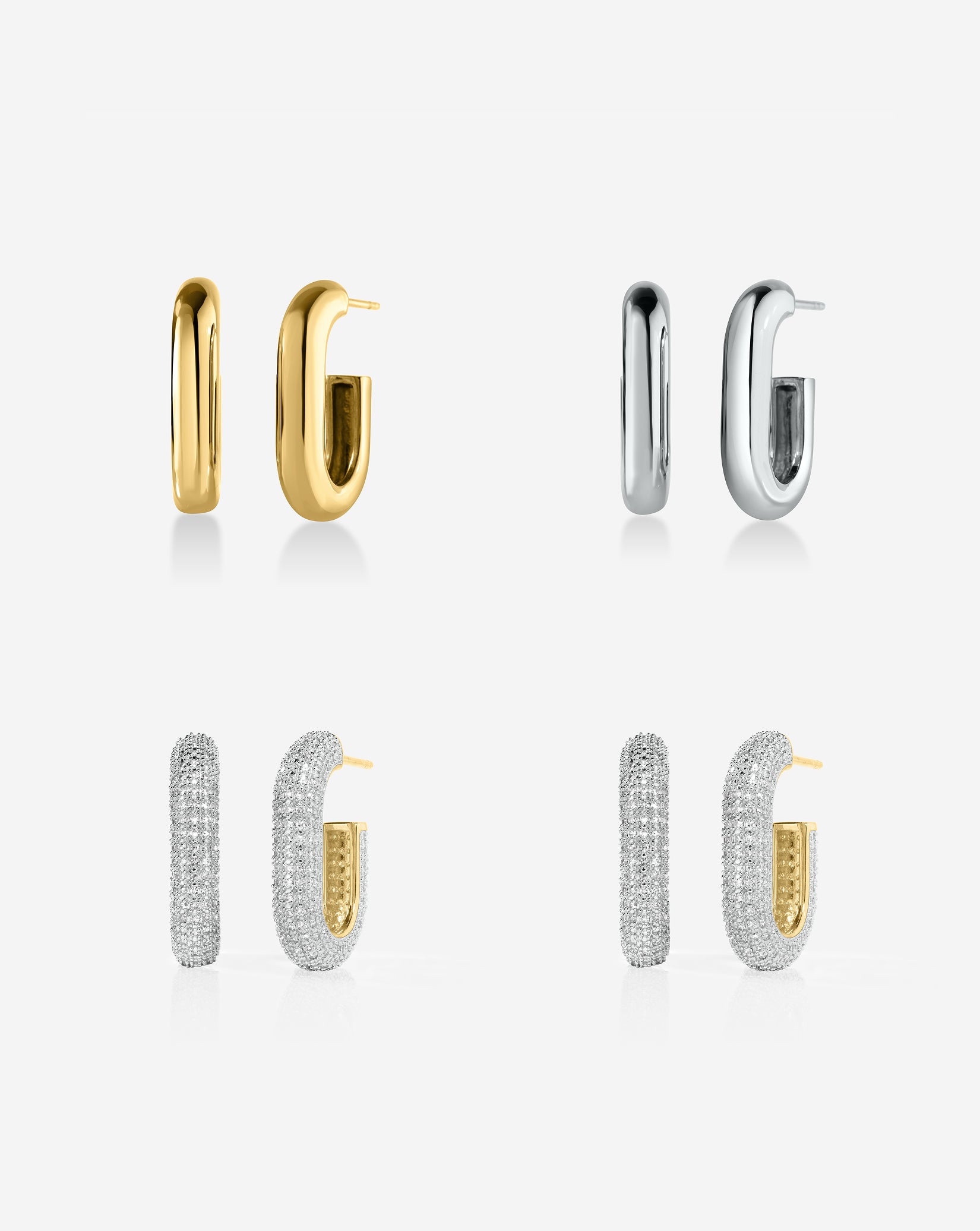 Multiway Cloud Link Earrings