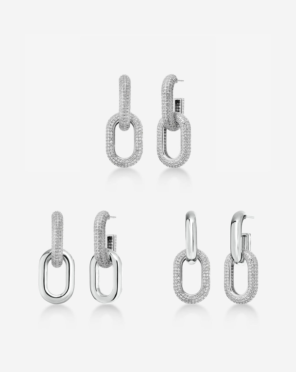Multiway Cloud Link Earrings