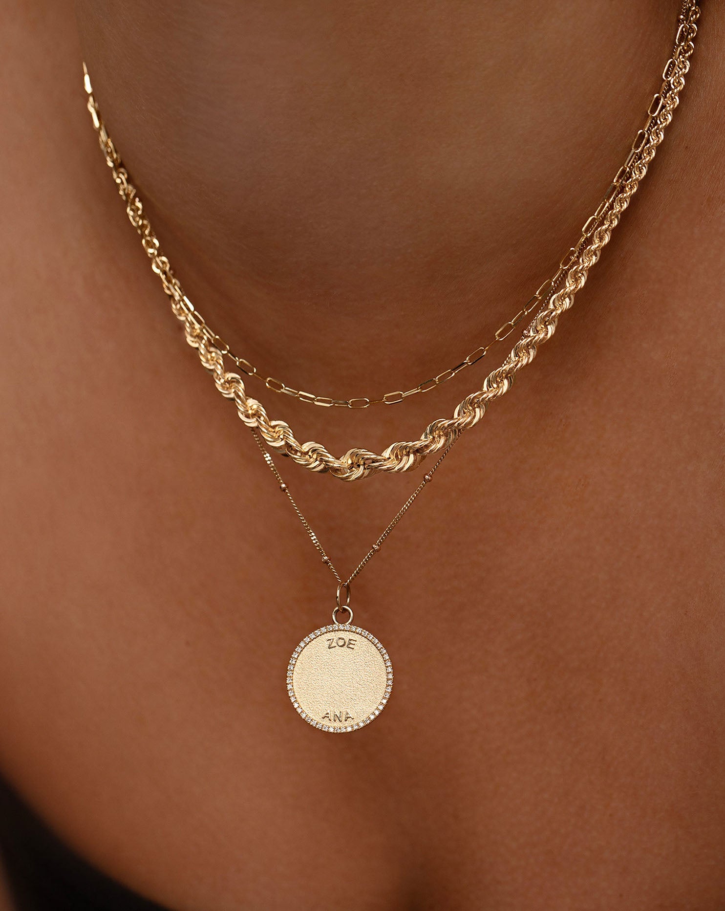 Personalized Medallion Pendant