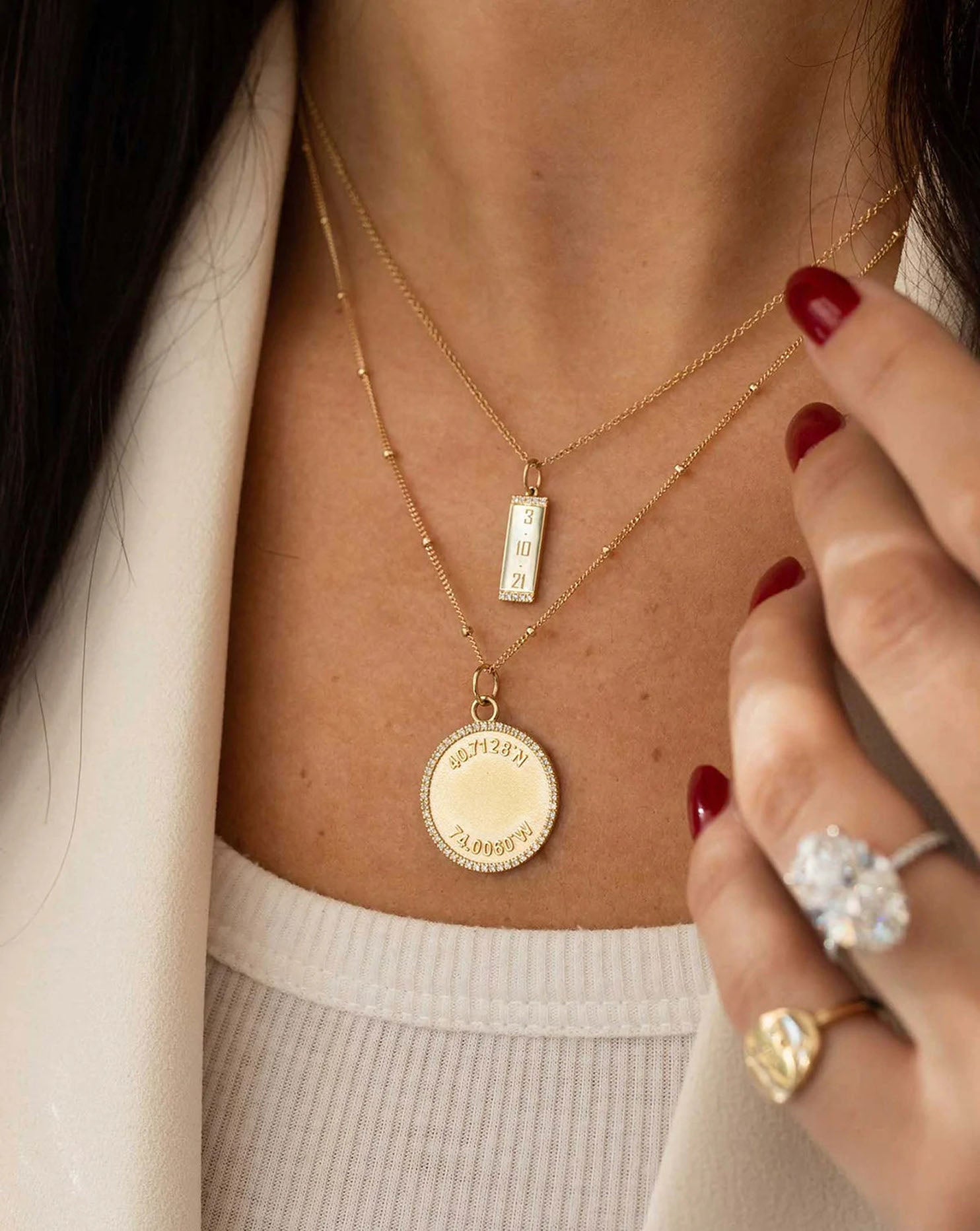 Personalized Medallion Pendant