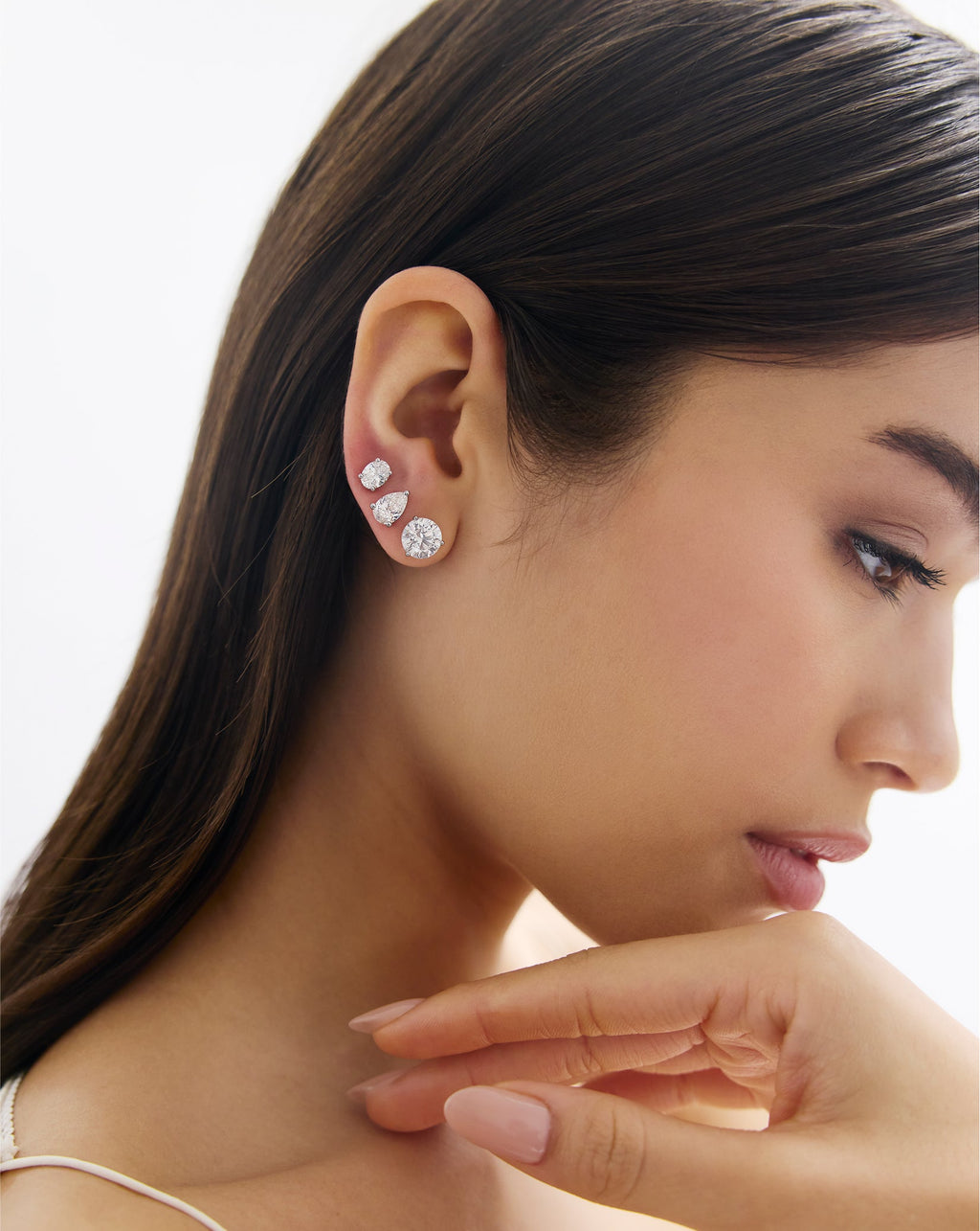 Pear Lab Diamond Studs