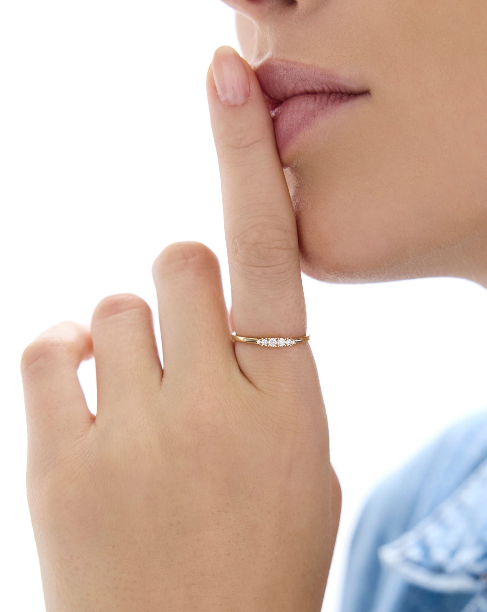 Diamond Cluster Ring