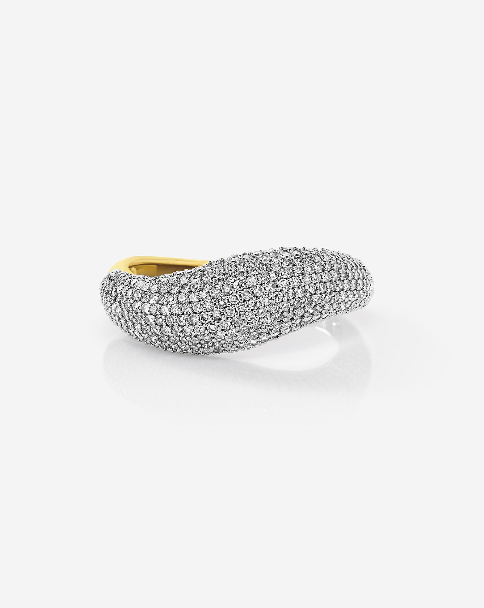 Pavé Movement Cloud Ring