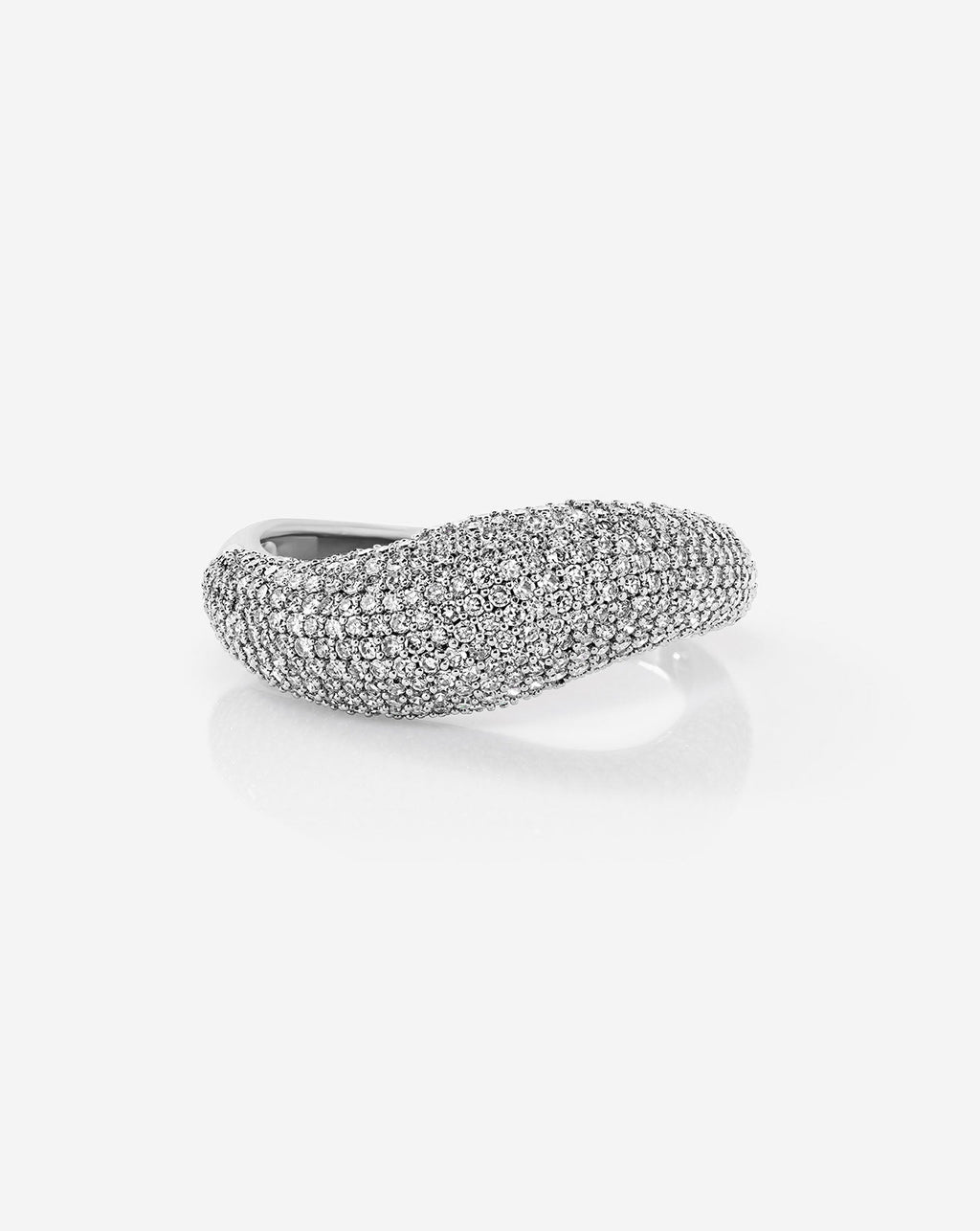 Pavé Movement Cloud Ring