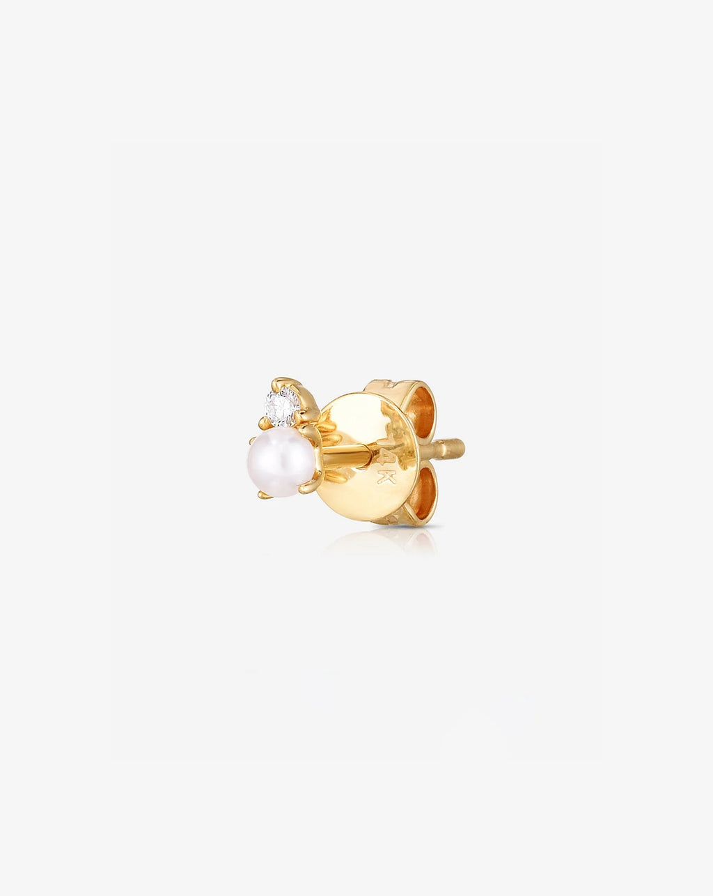 Pearl + Diamond Studs