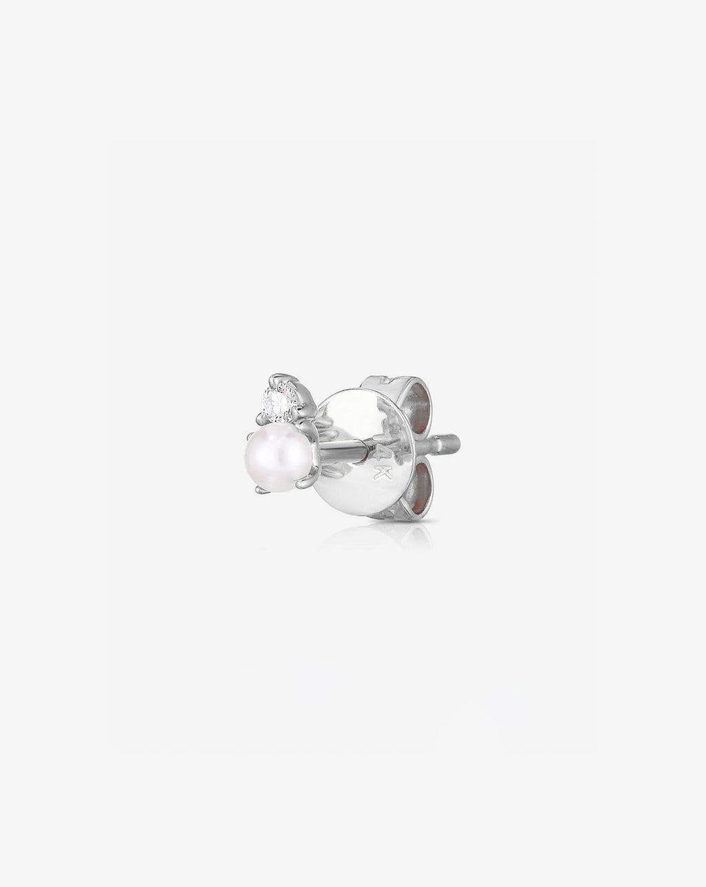 Pearl + Diamond Studs