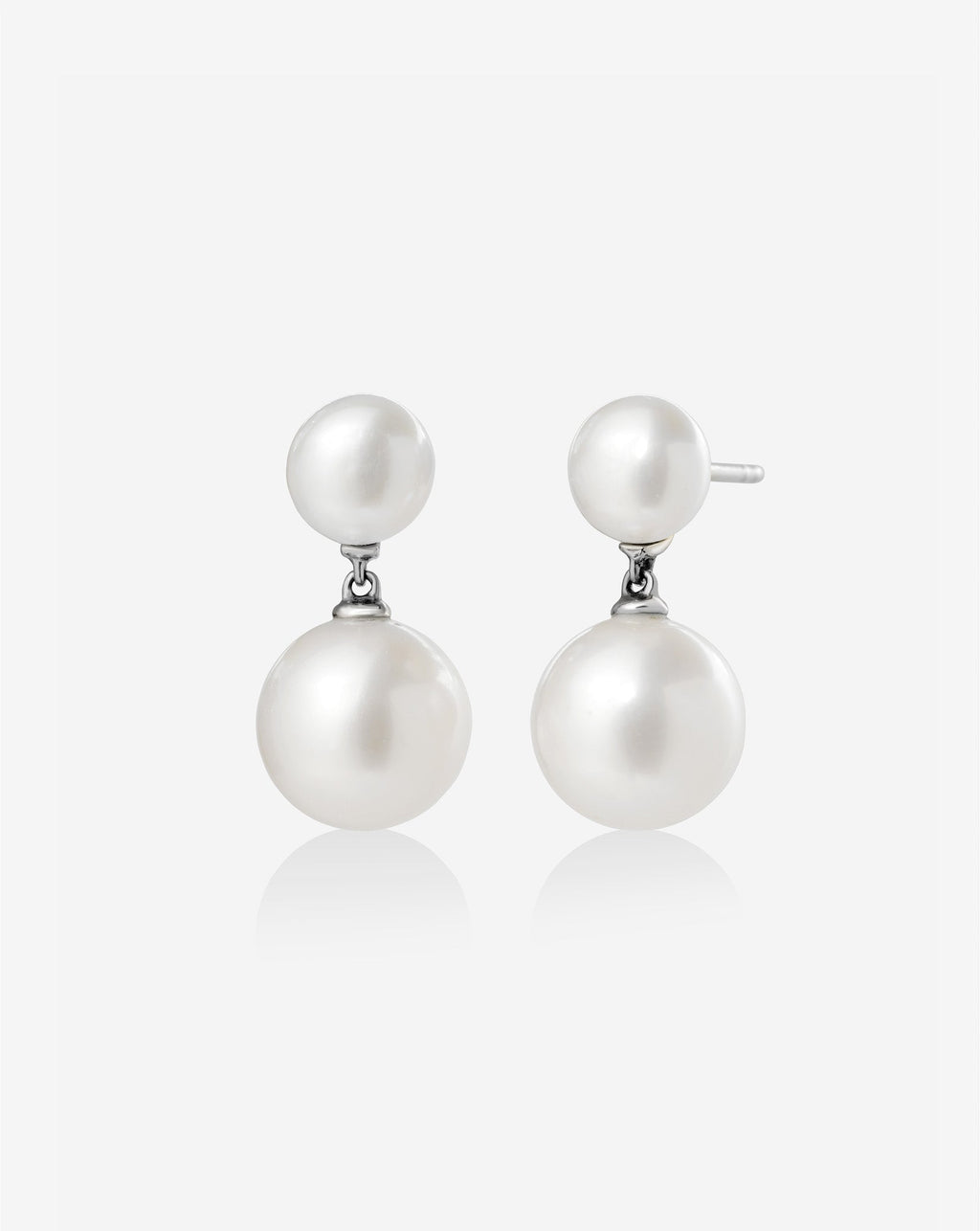 Pearl Duo Dangle Earrings