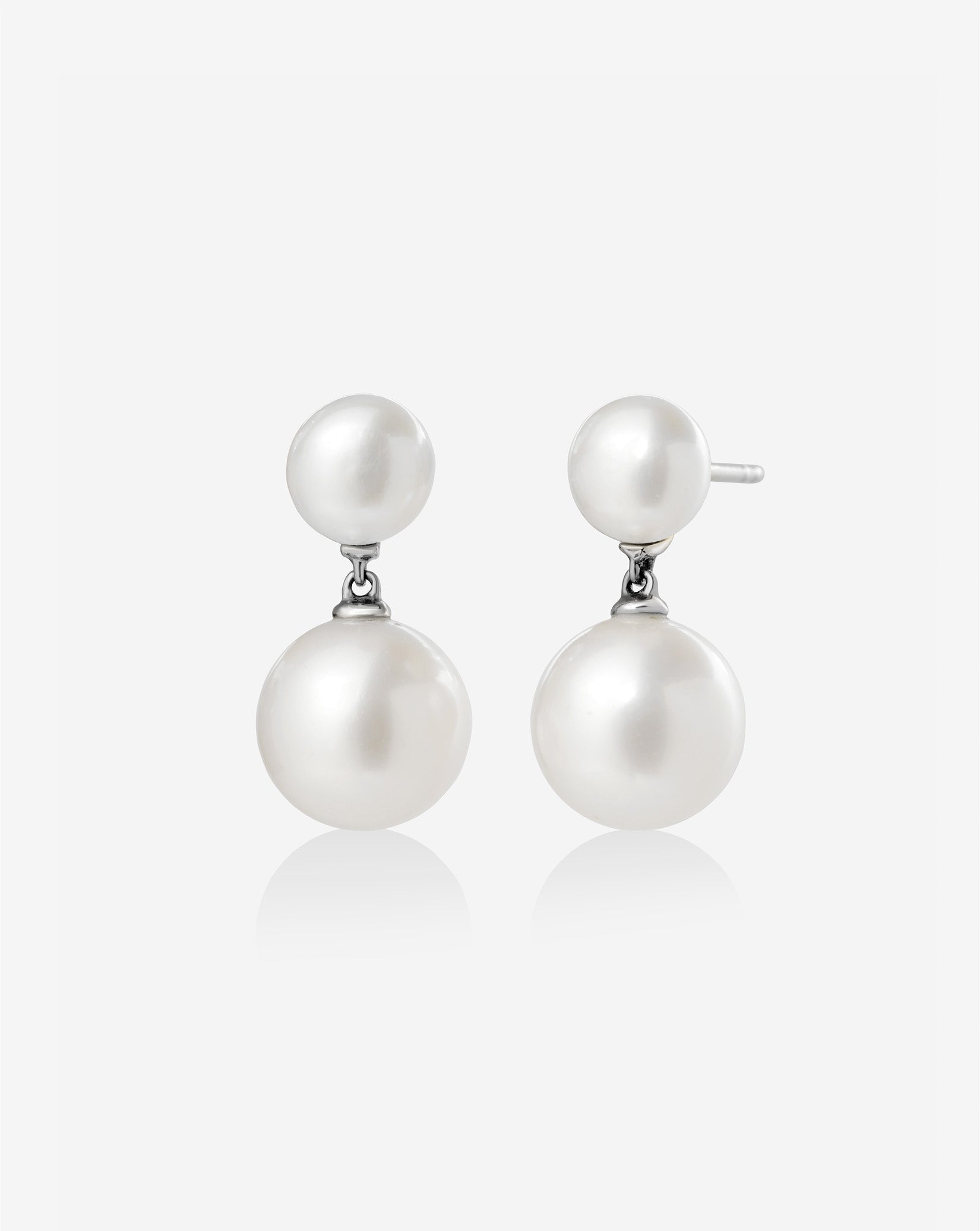 Pearl Duo Dangle Earrings