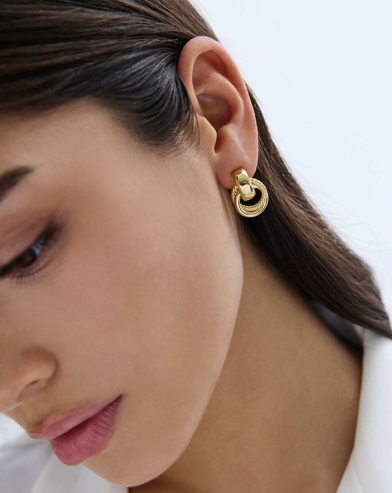 Rope Door Knocker Earrings