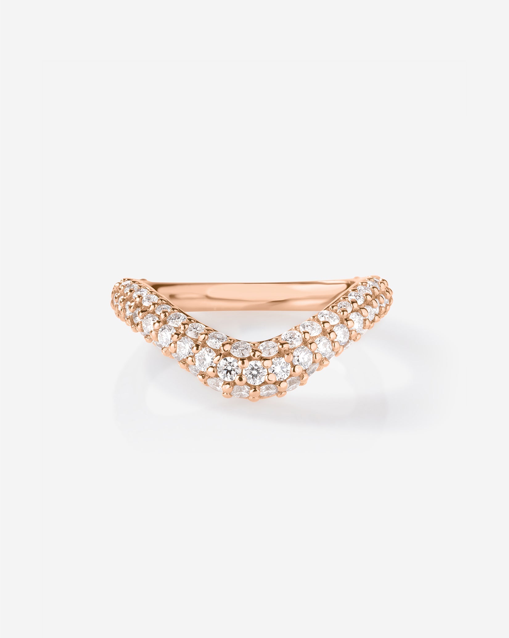 Pavé Nest Wedding Band