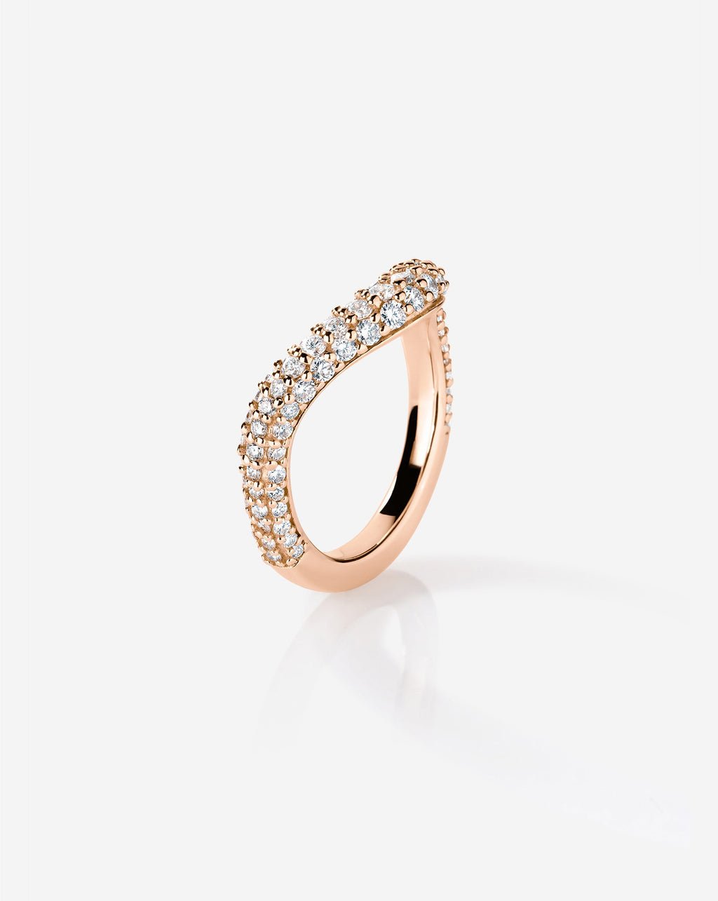 Pavé Nest Wedding Band