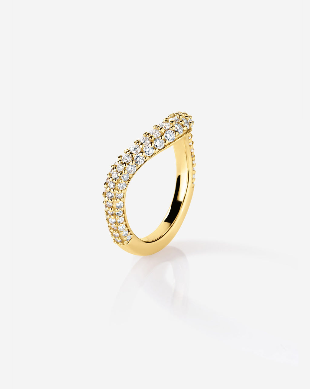 Pavé Nest Wedding Band