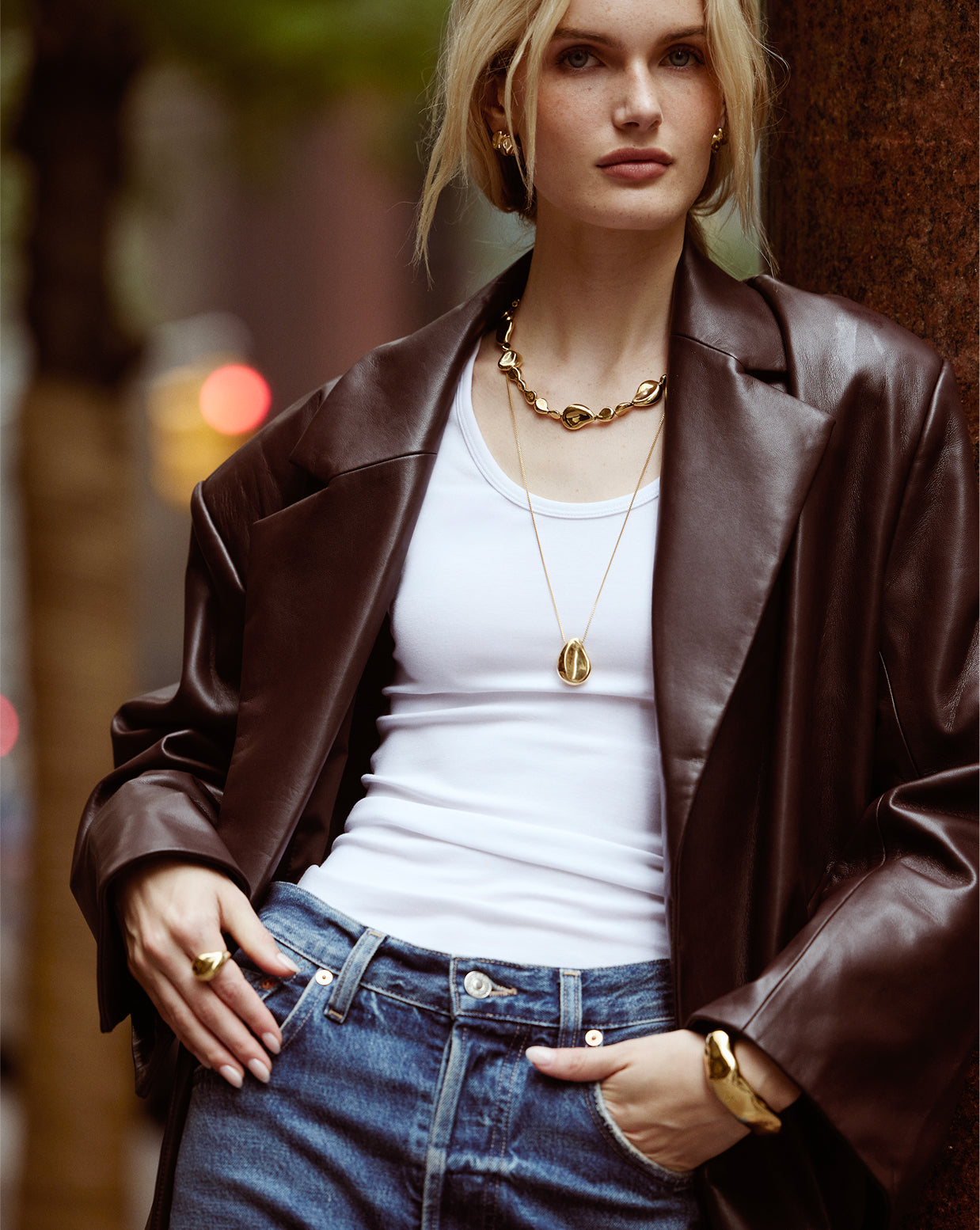Forma Sliding Bolo Necklace