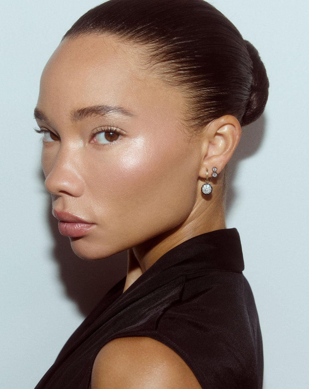 Georgian Lab Diamond Duo Studs