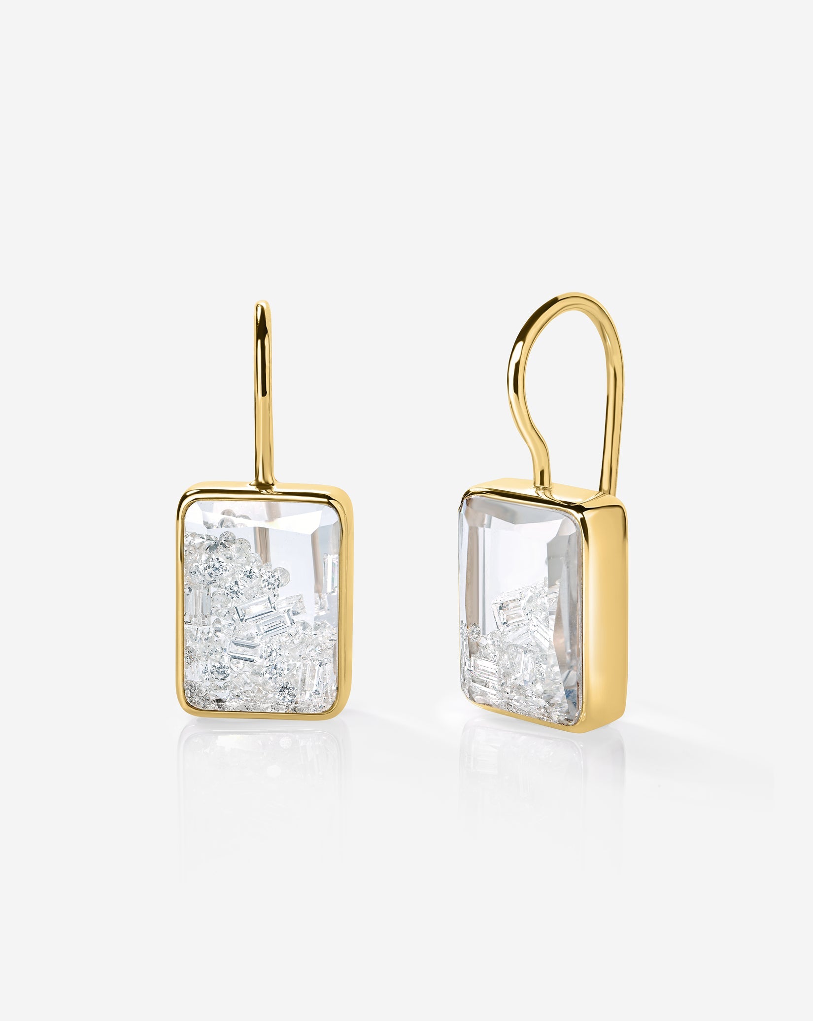 Shaker Emerald Drop Earrings