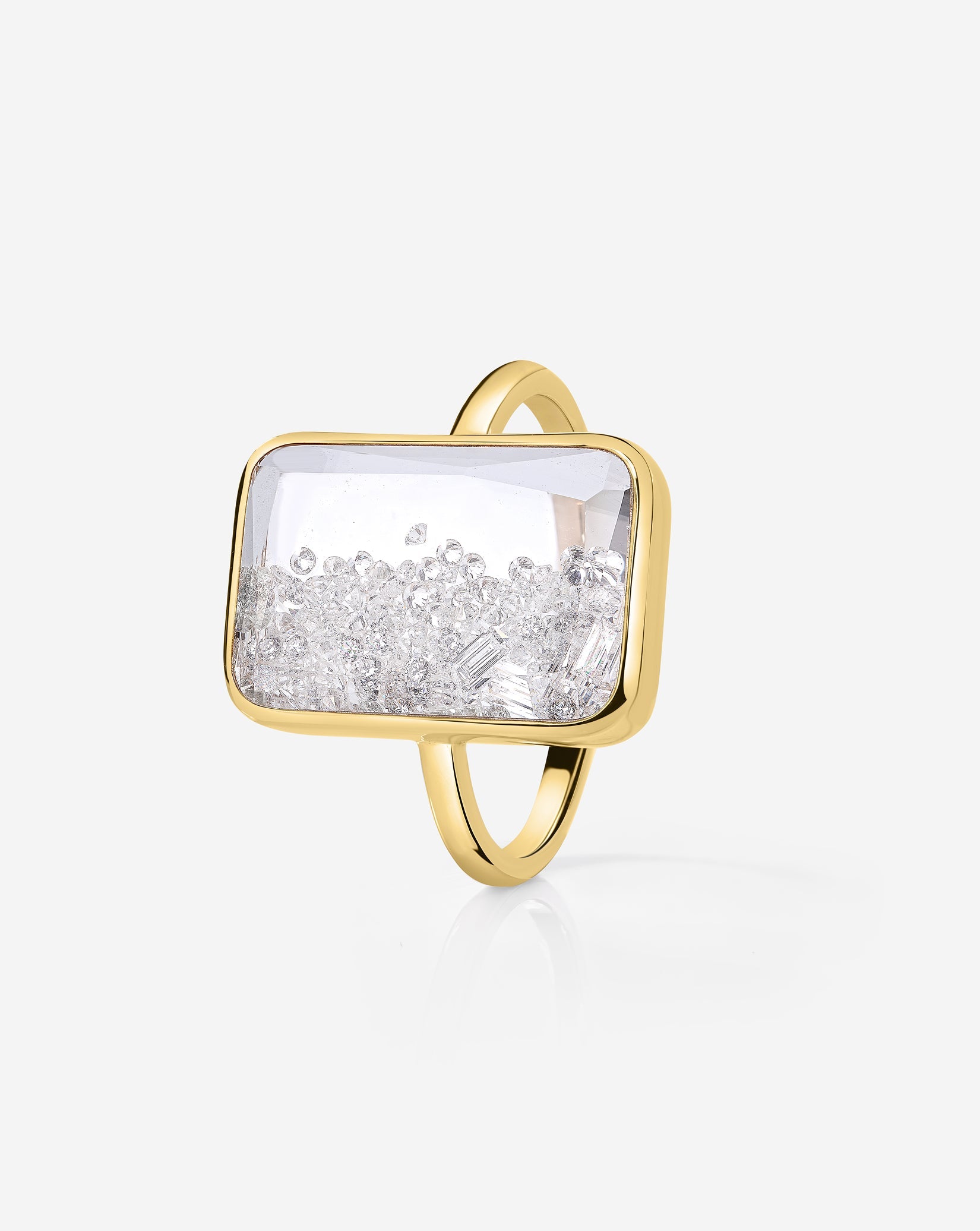 Shaker Emerald Ring