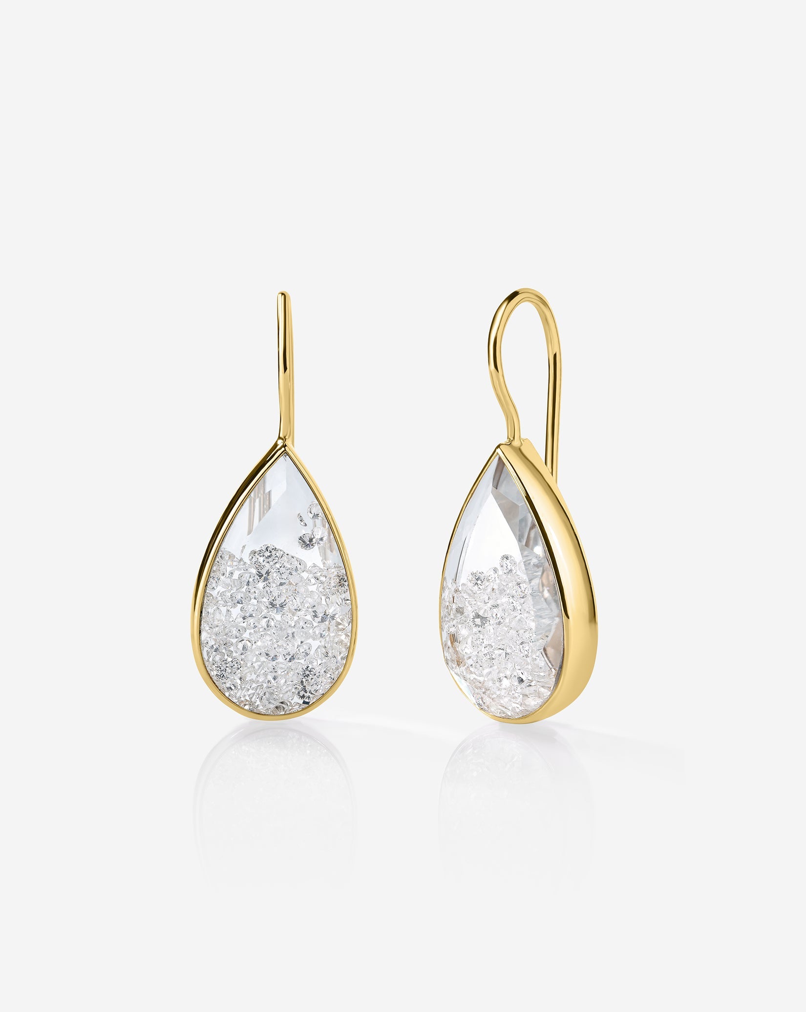Shaker Pear Drop Earrings