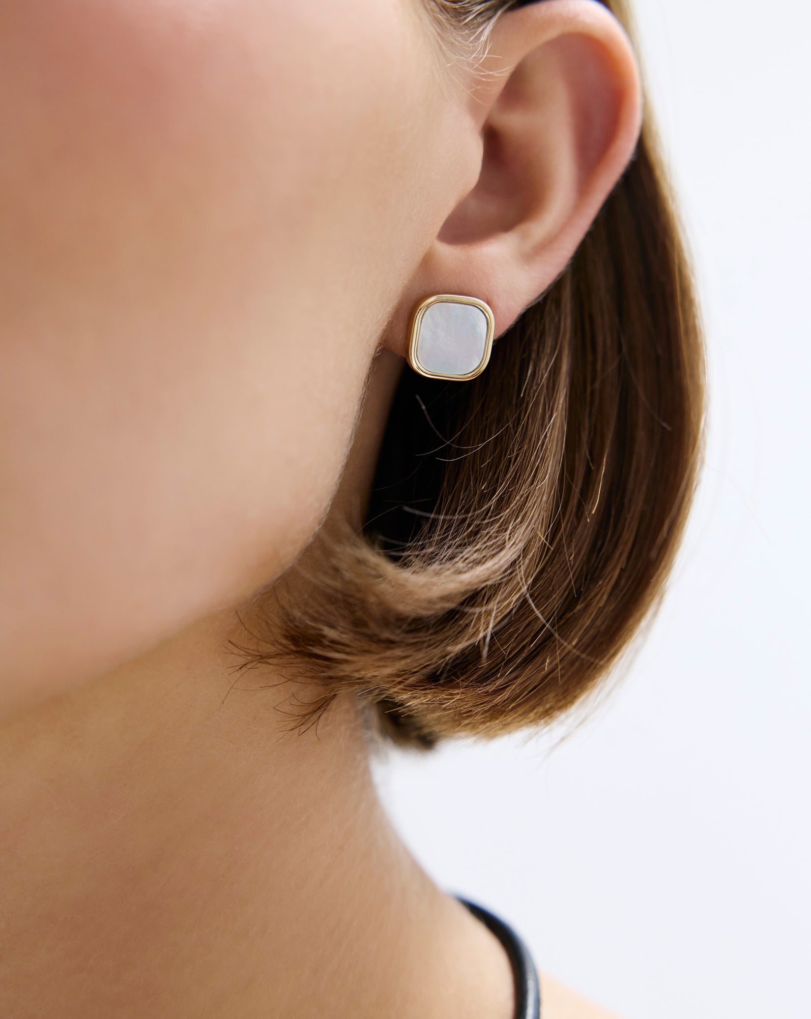 Multiway Square Pearl Earrings