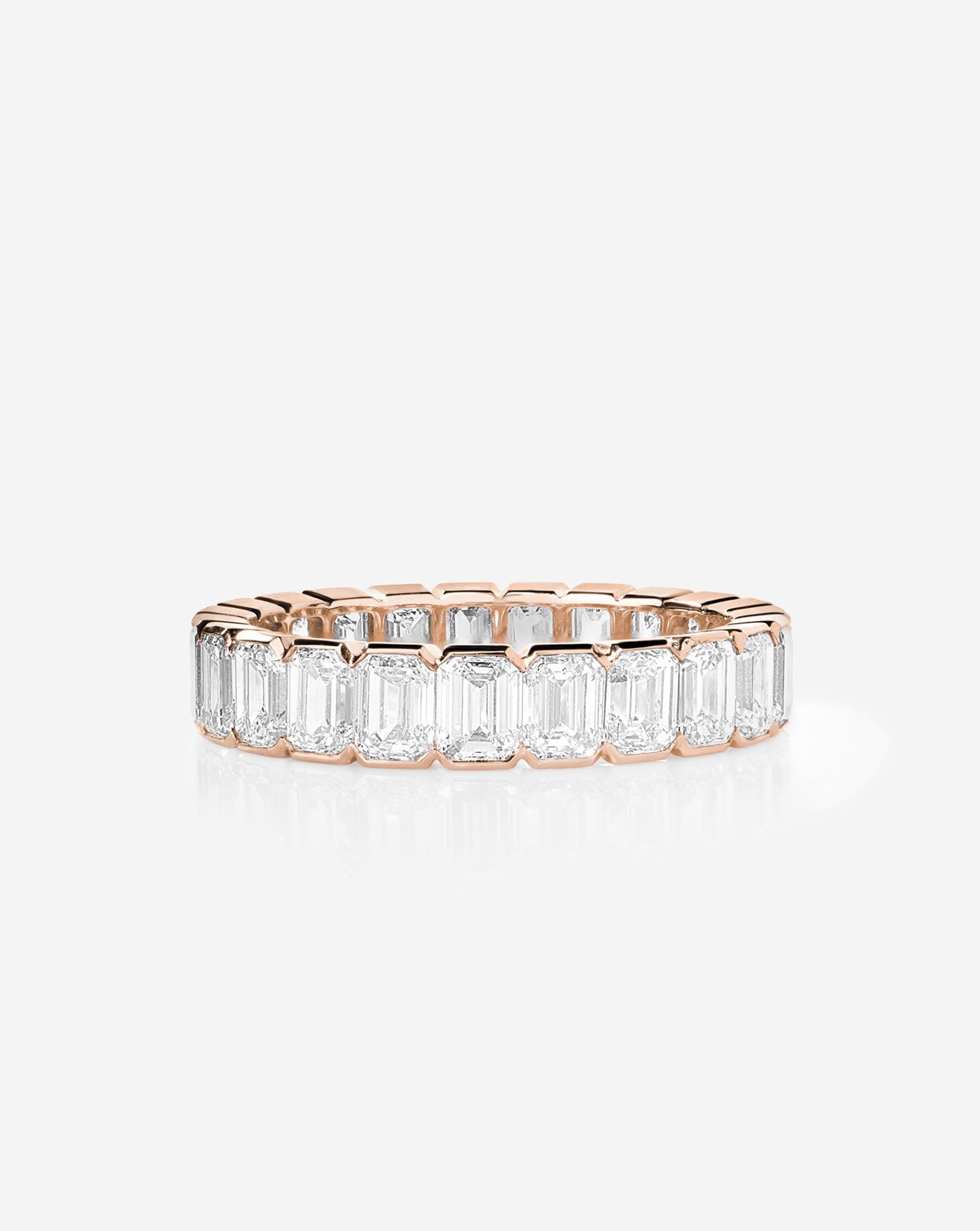 The Edge Emerald Lab Diamond Eternity Band