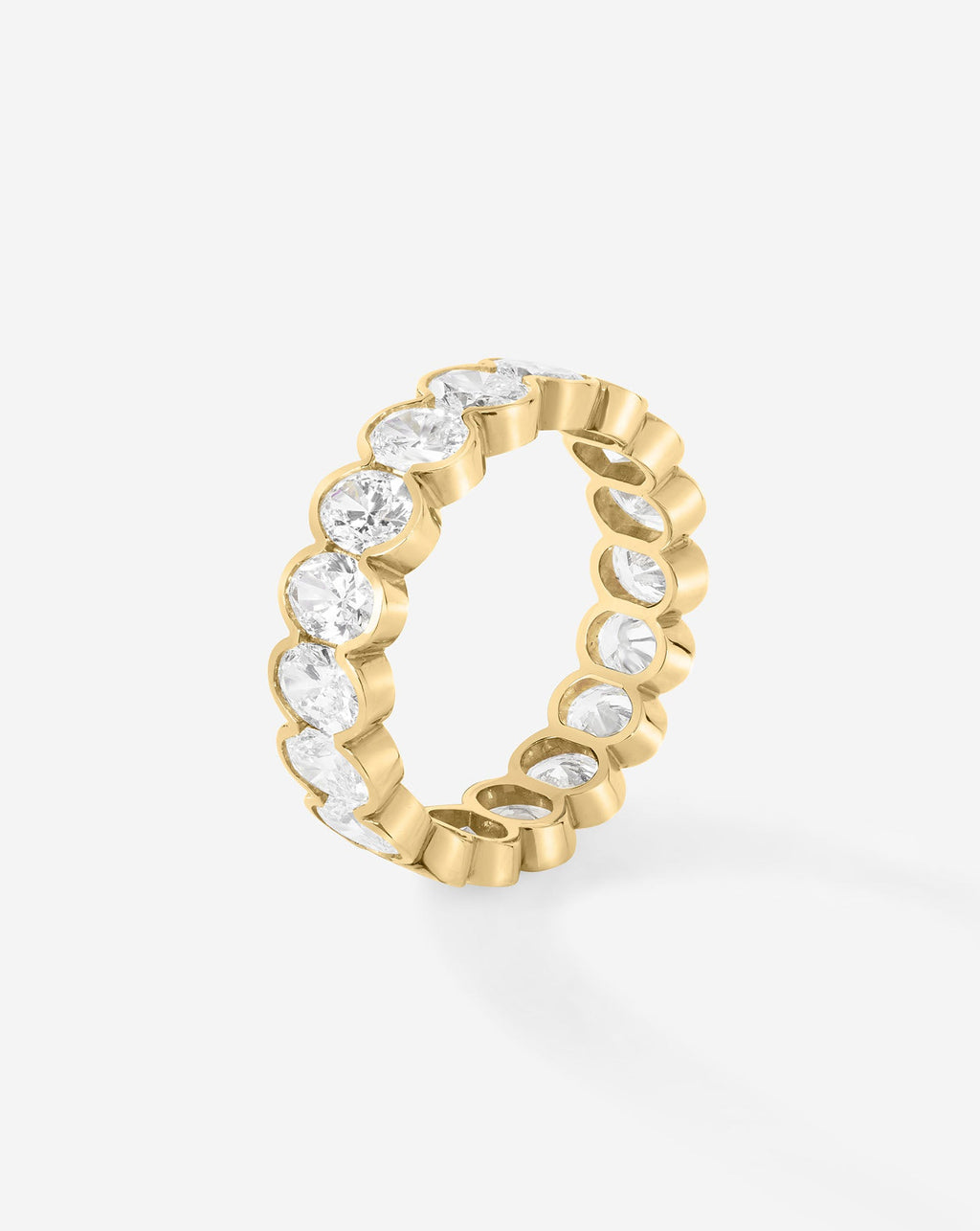 The Edge Oval Diamond Eternity Band