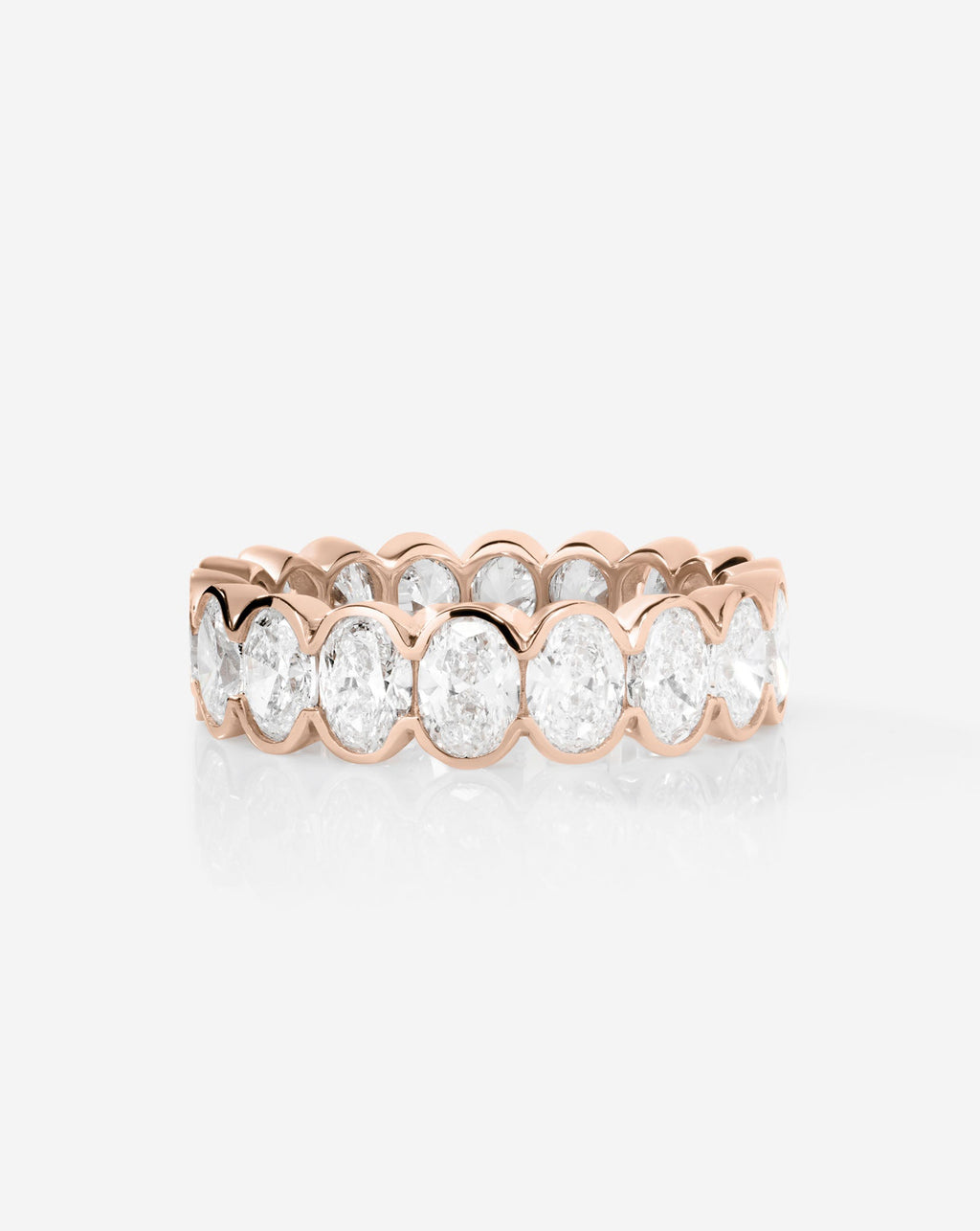 The Edge Oval Lab Diamond Eternity Band