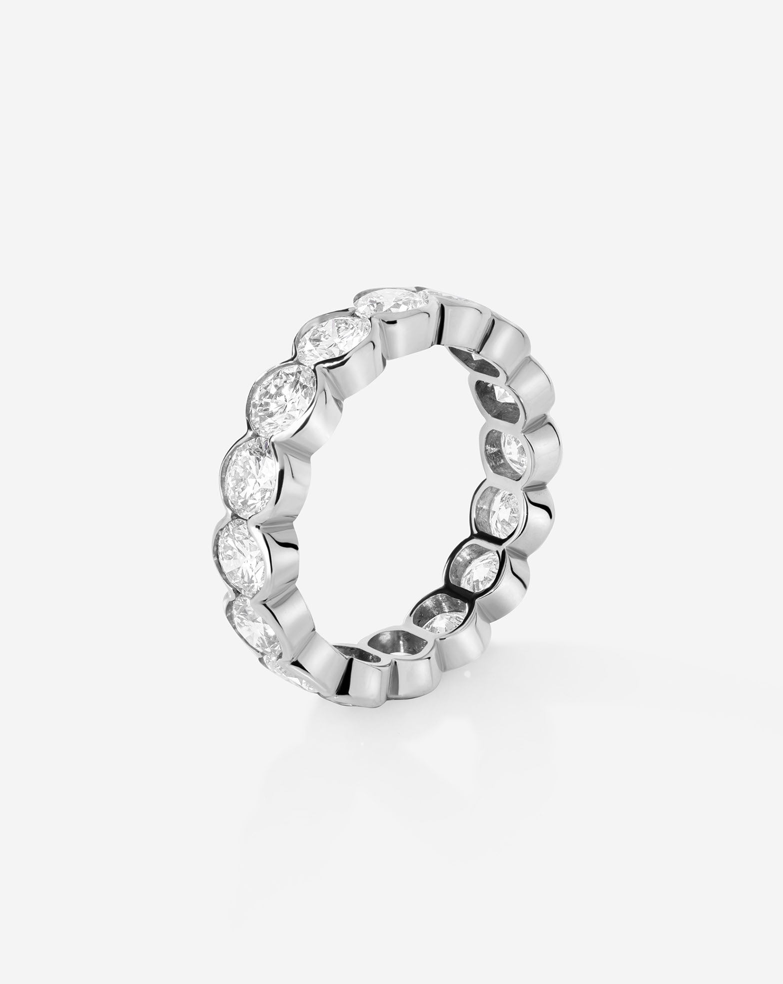 The Edge Round Lab Diamond Eternity Band