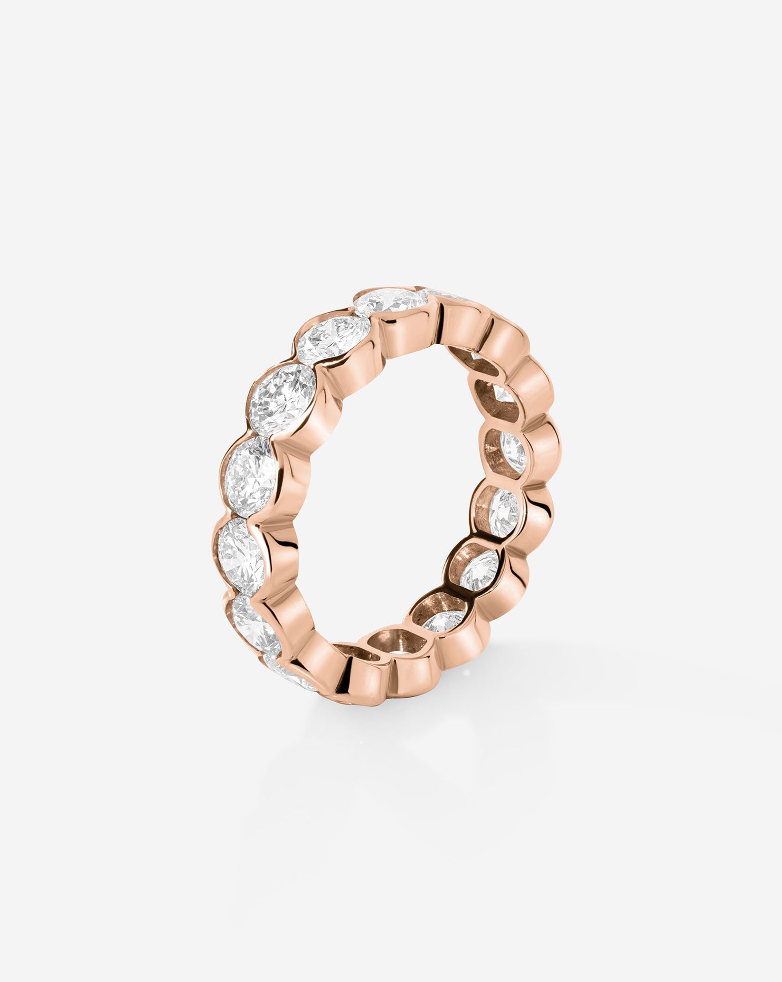 The Edge Round Lab Diamond Eternity Band