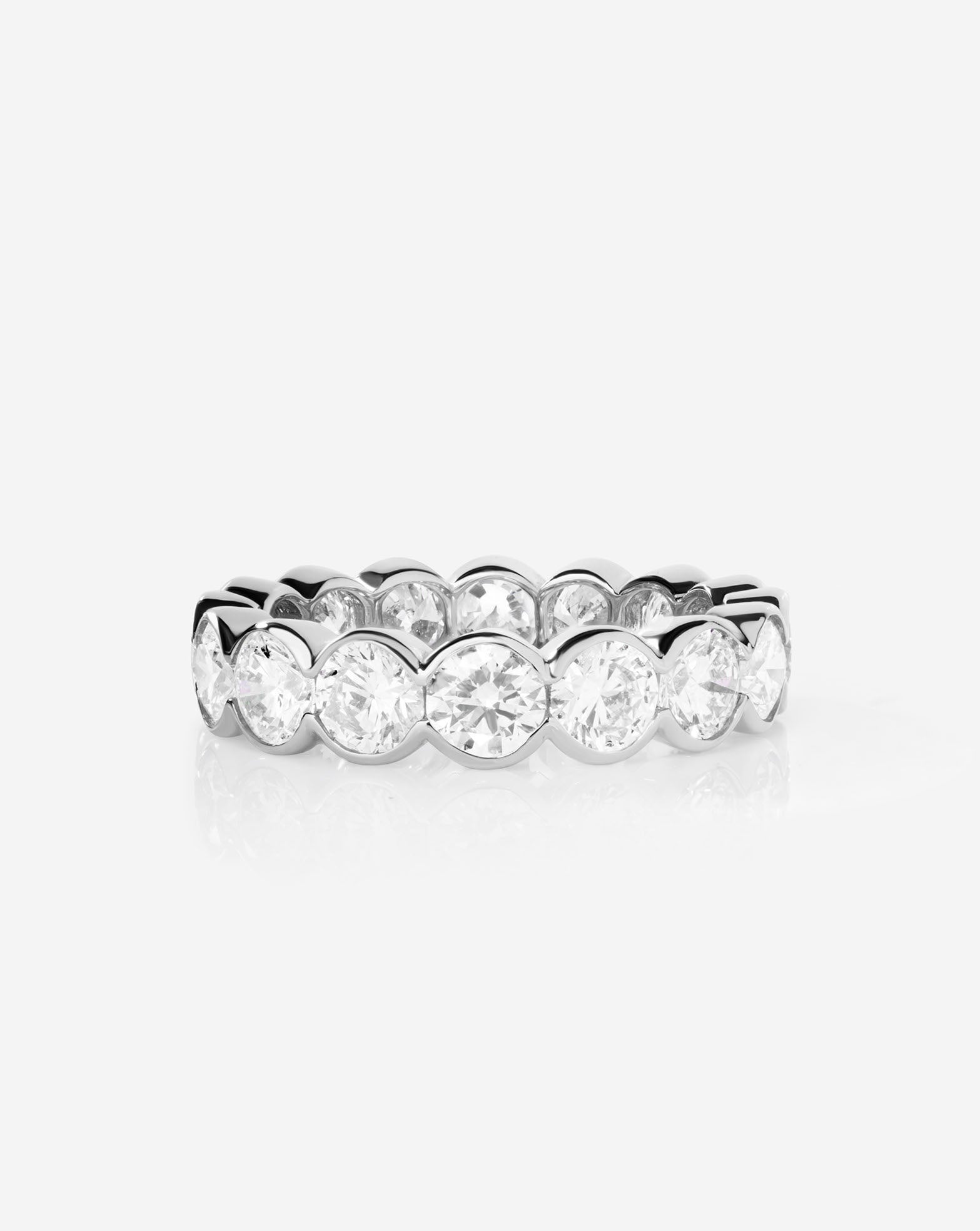 The Edge Round Lab Diamond Eternity Band