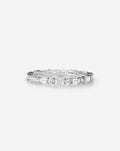 Lab Diamond Baguette + Round Eternity Band