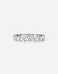 Lab Diamond Marquise Cluster Eternity Band