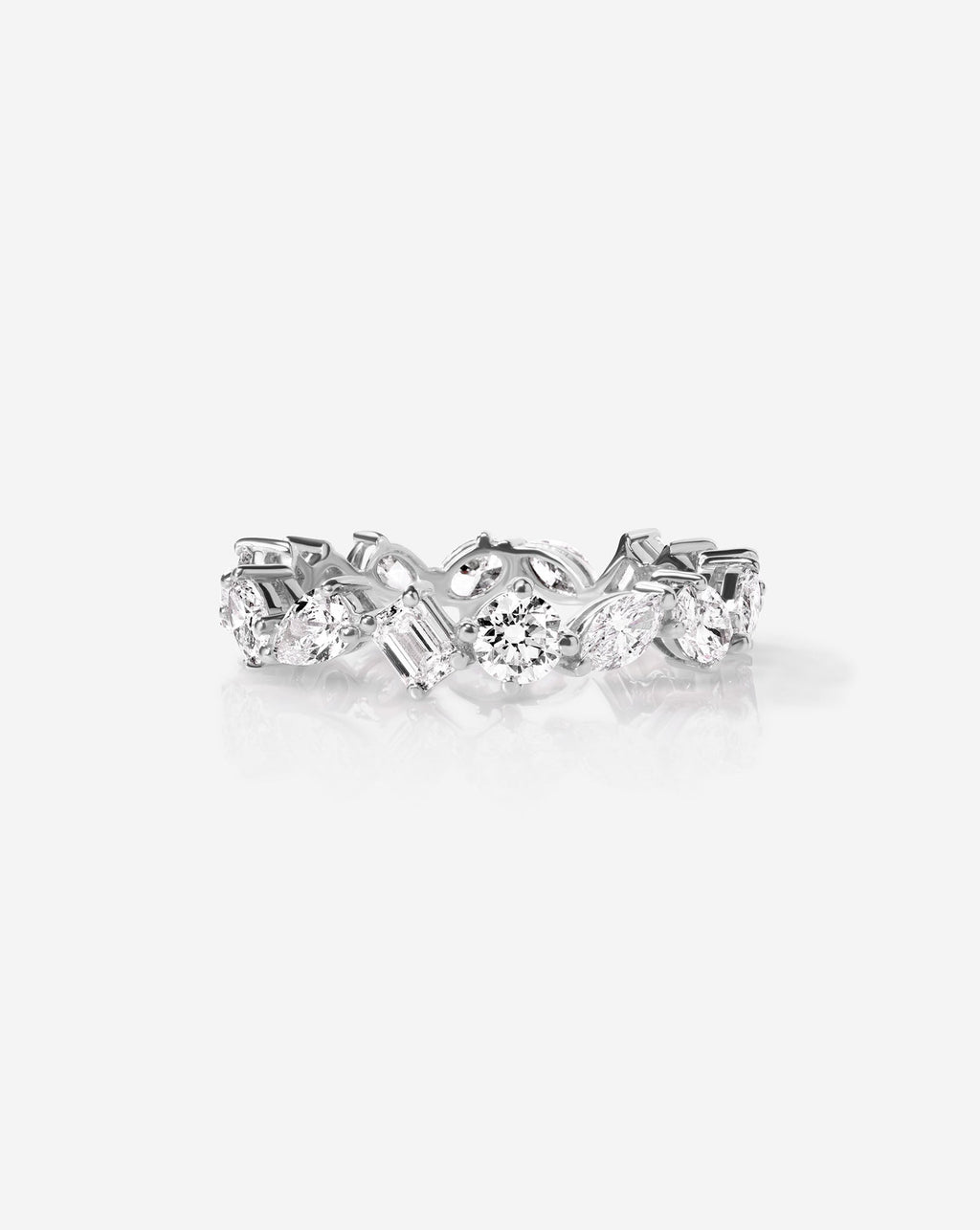 Mixed Shape Eternity Band