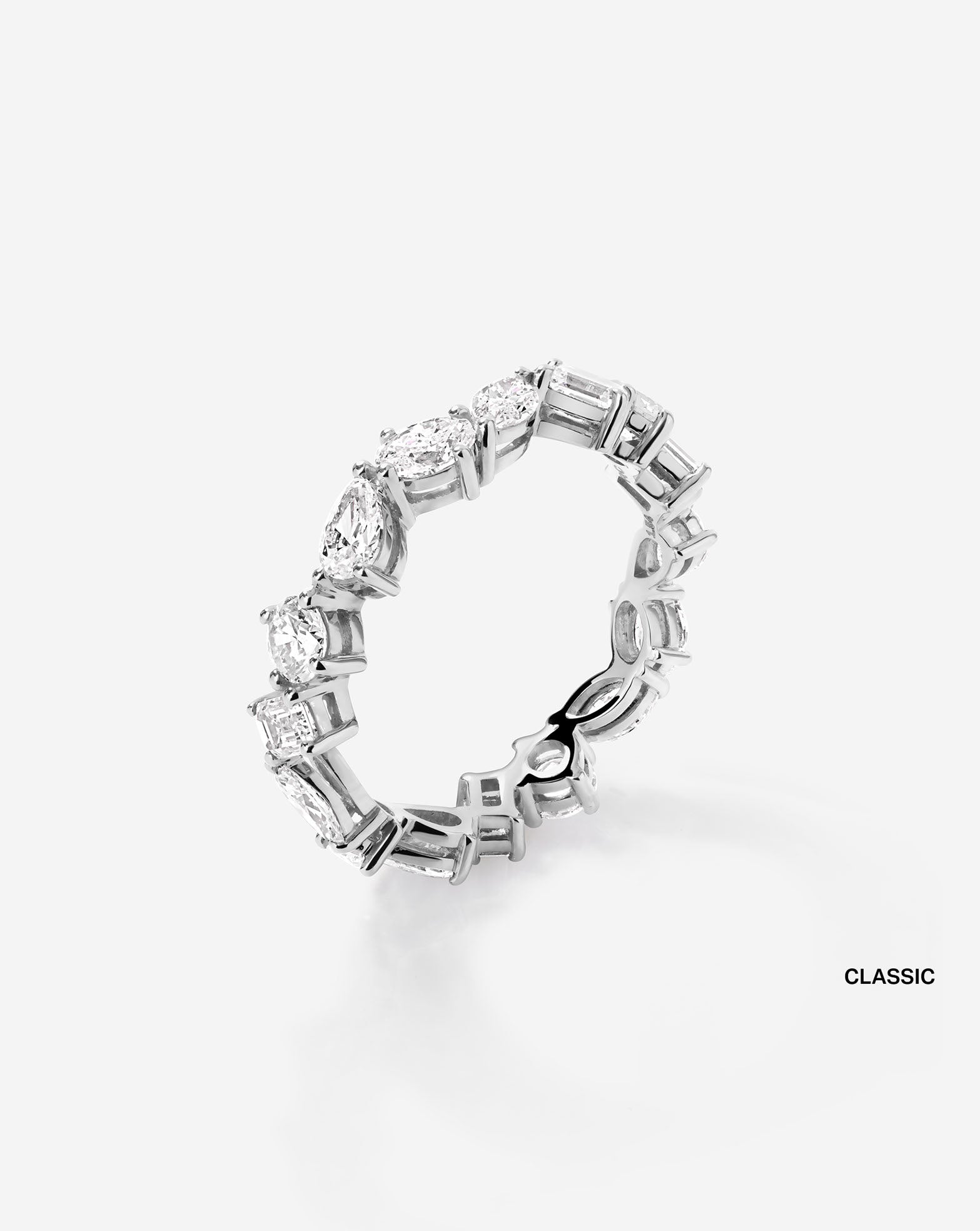 Mixed Shape Eternity Band