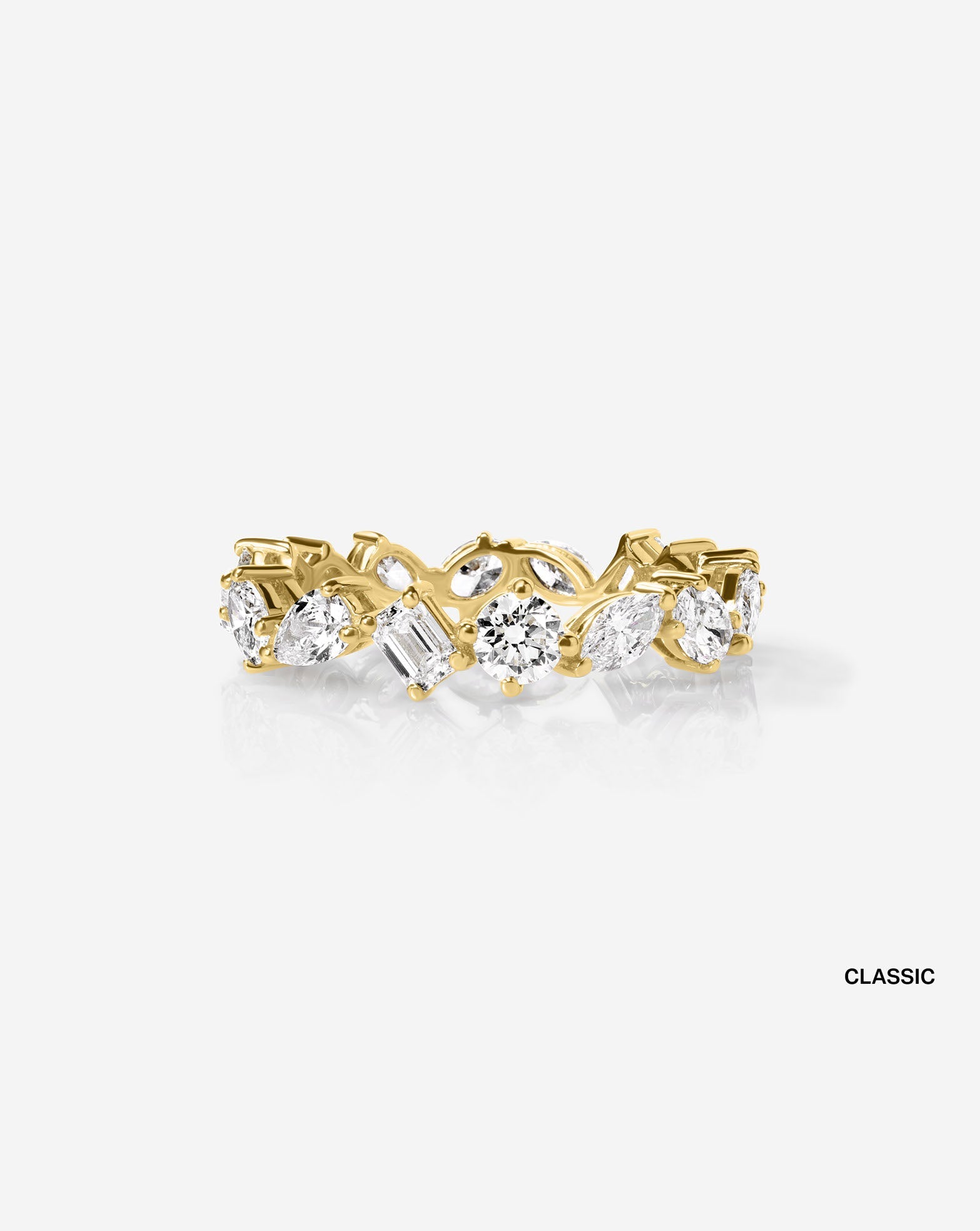 Mixed Shape Eternity Band