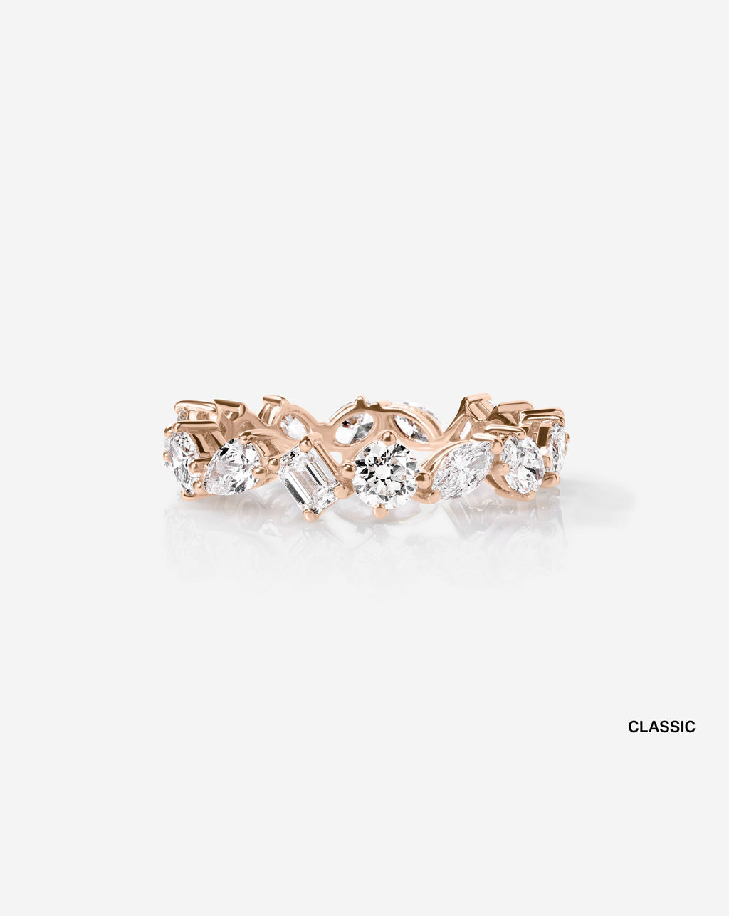 Mixed Shape Eternity Band