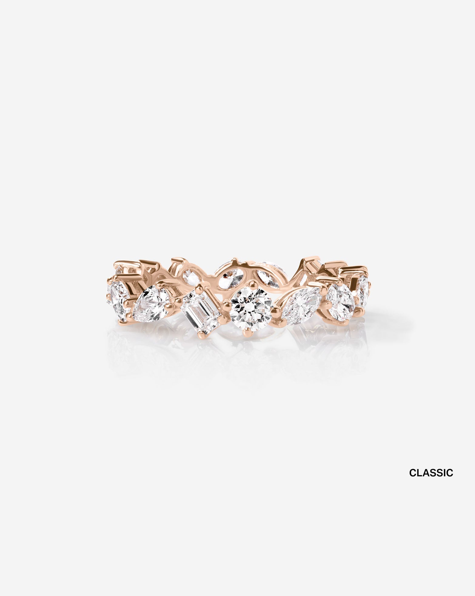 Mixed Shape Eternity Band